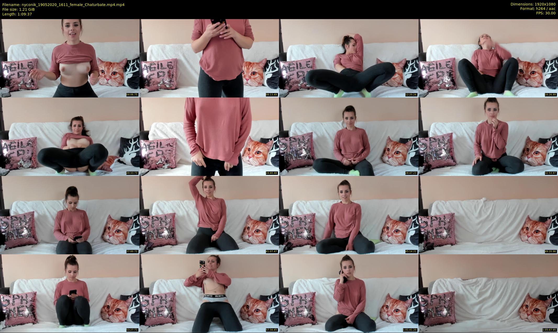 nyconik — 70 minute Chaturbate female cam show recording, 1080p, May 19, 2020