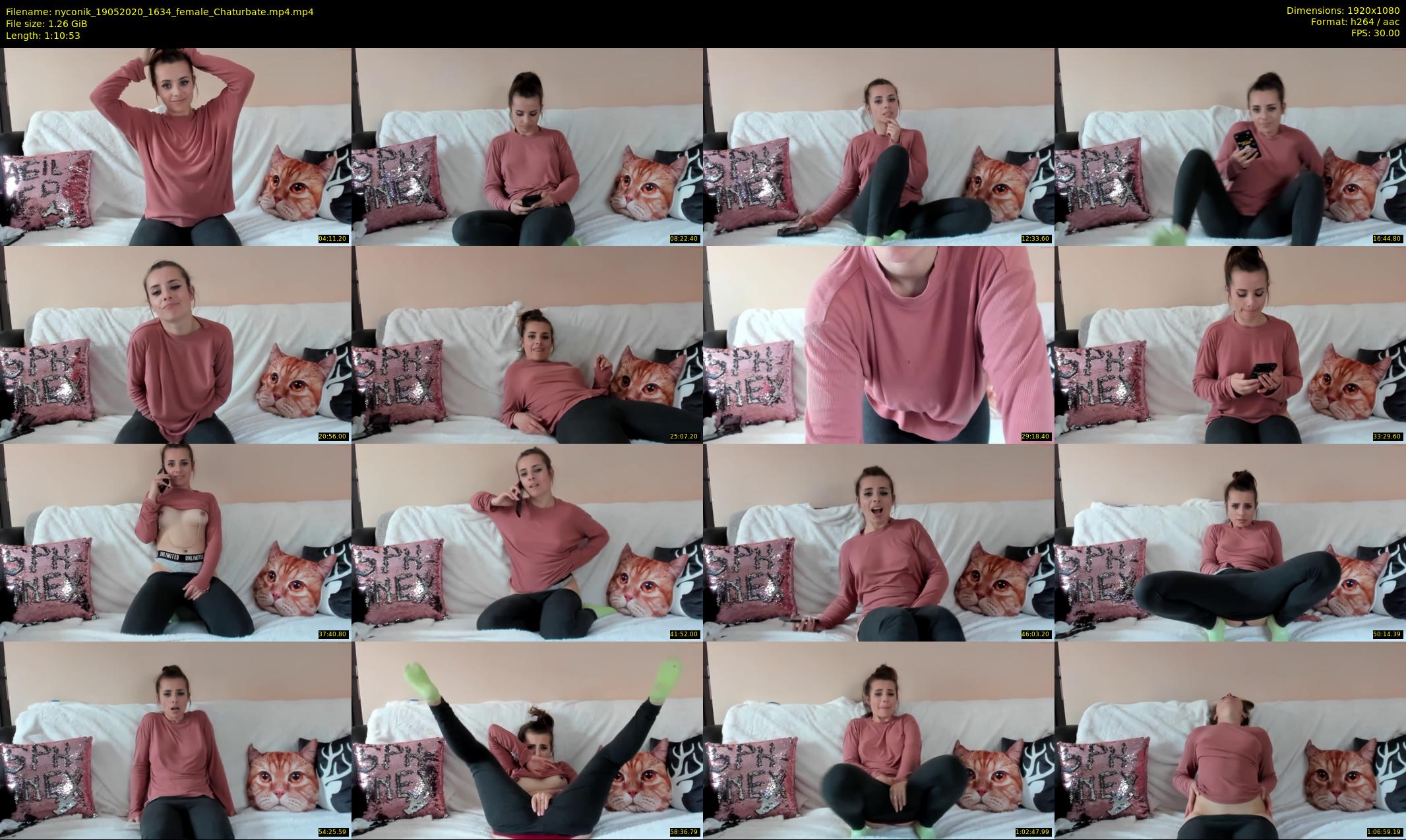 nyconik — 71 minute Chaturbate female cam show recording, 1080p, May 19, 2020