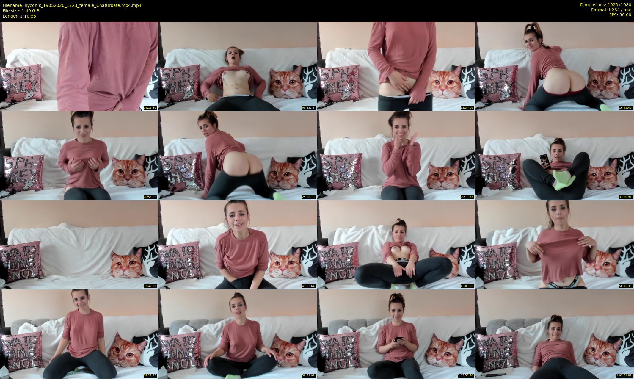 nyconik — 71 minute Chaturbate female cam show recording, 1080p, May 19, 2020