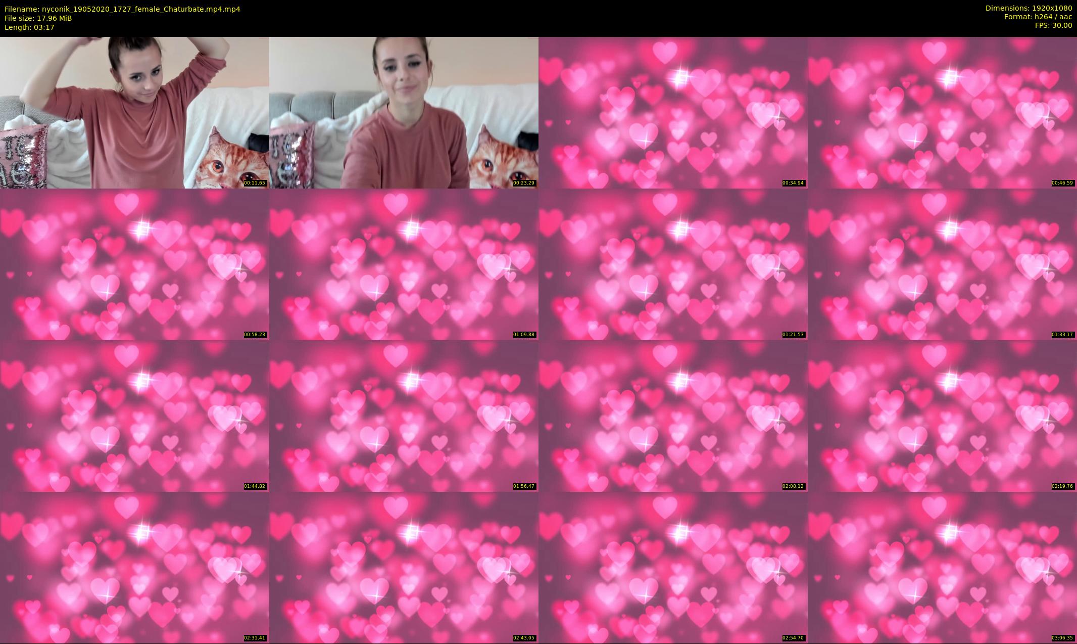 nyconik — 4 minute Chaturbate female cam show recording, 1080p, May 19, 2020
