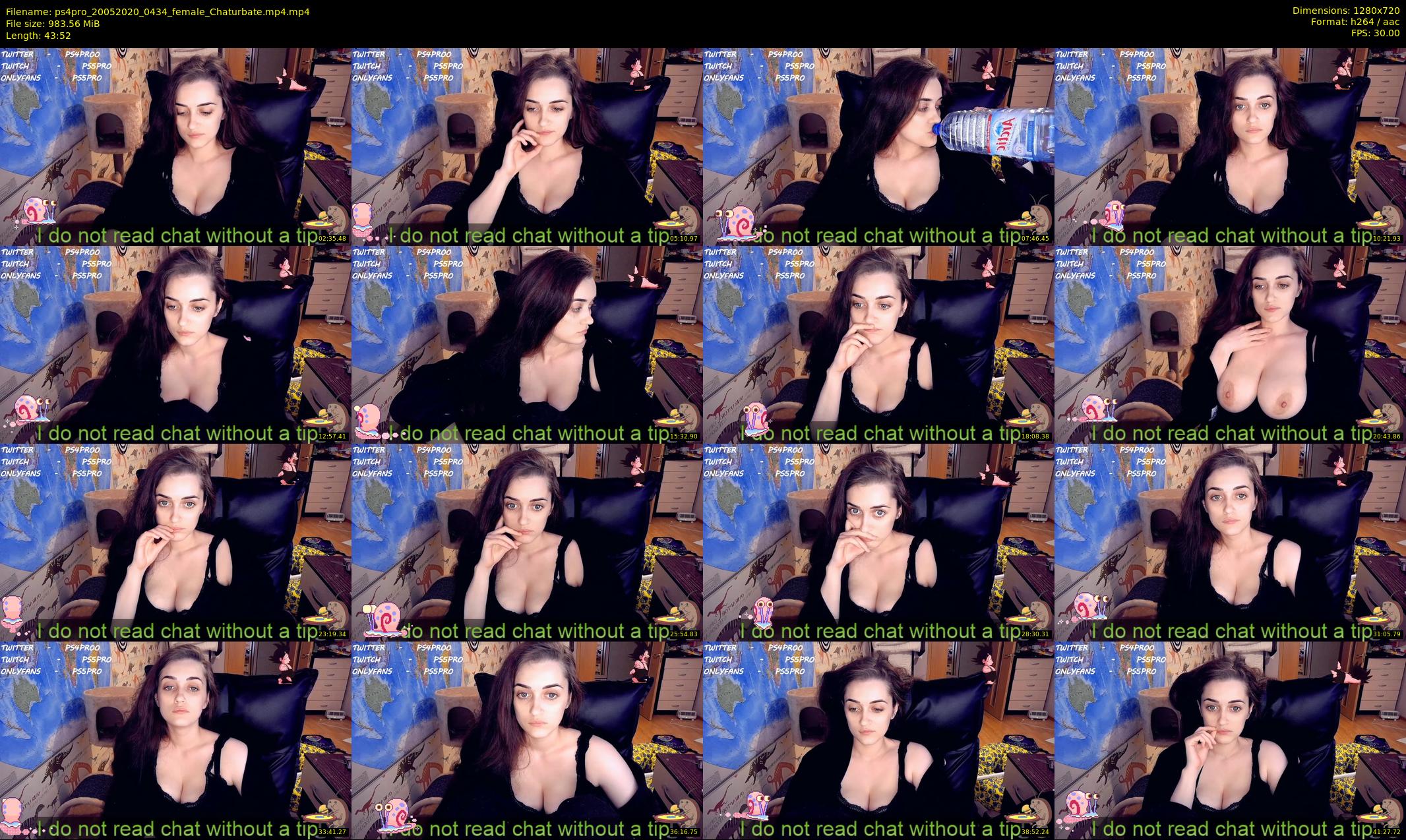 ps4pro — 44 minute Chaturbate female cam show recording, 720p, May 20, 2020
