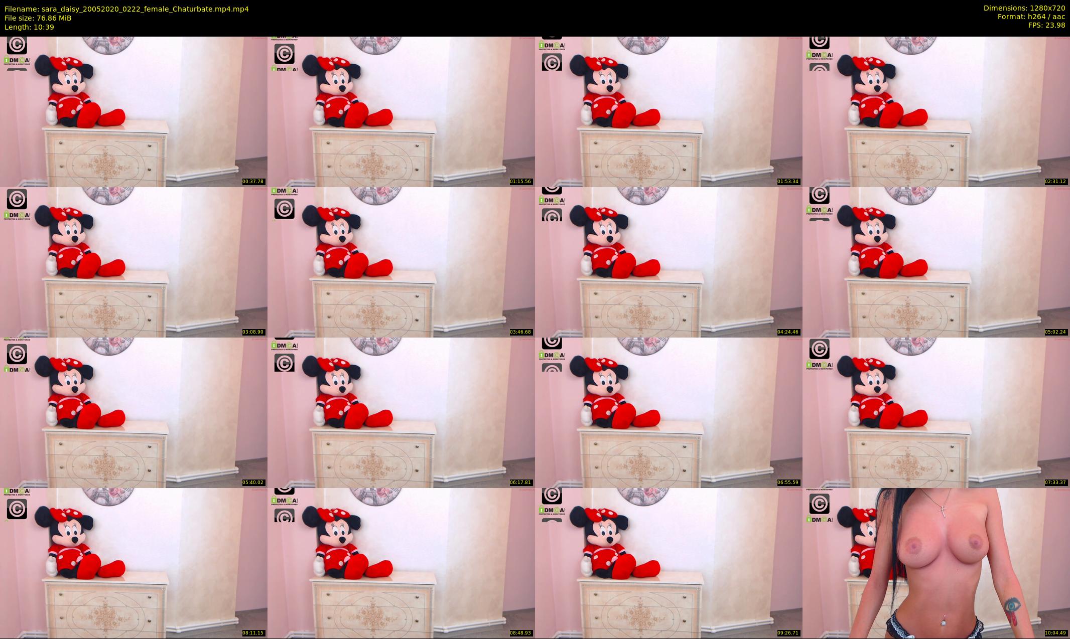 sara_daisy — 11 minute Chaturbate female cam show recording, 720p, May 20, 2020