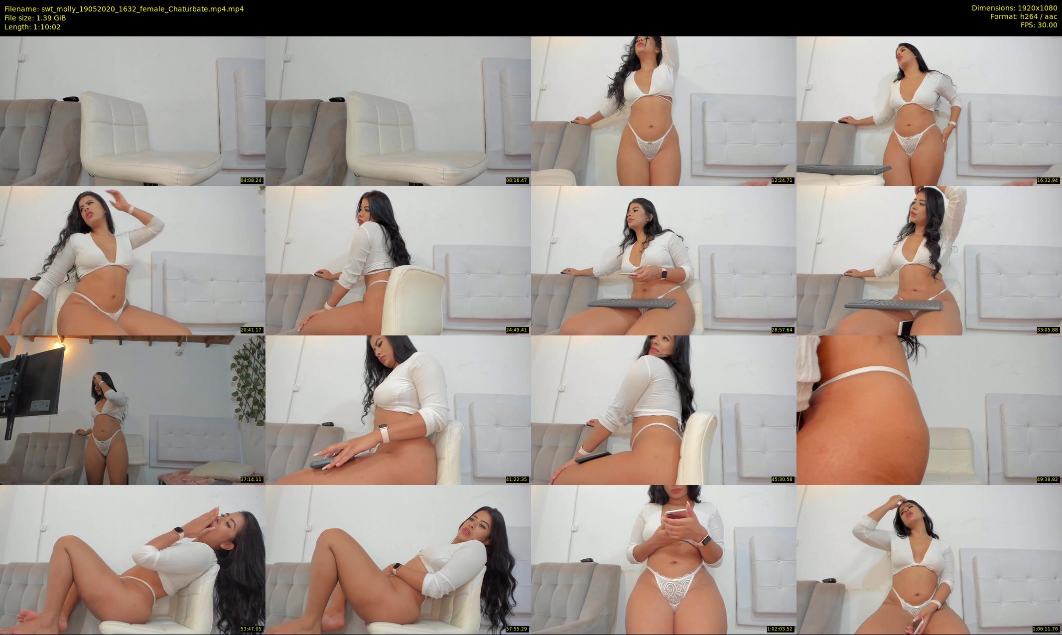 swt_molly — 71 minute Chaturbate female cam show recording, 1080p, May 19, 2020