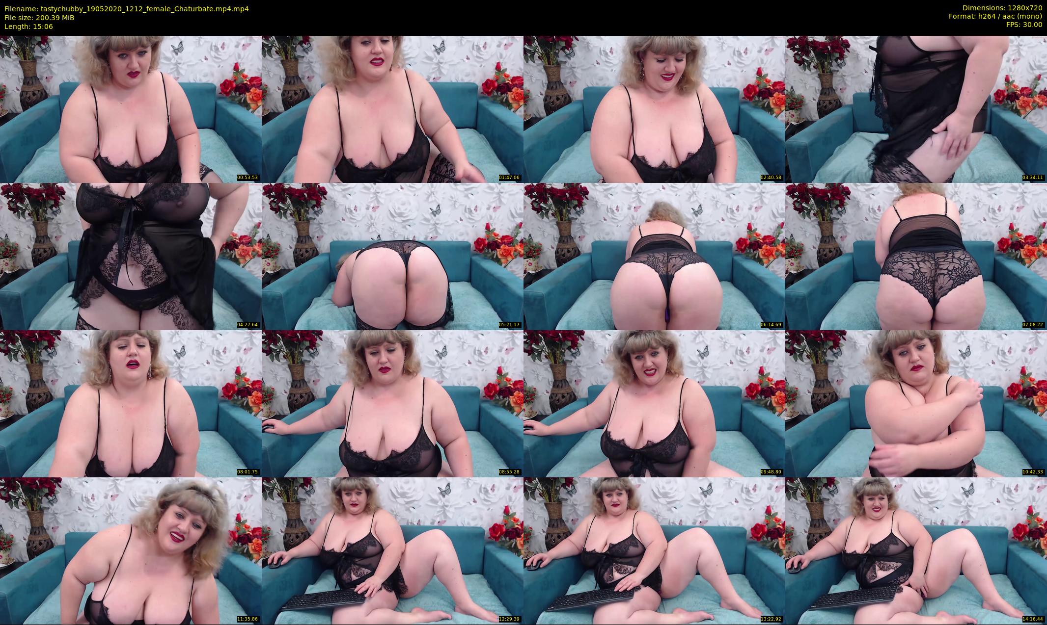 tastychubby — 16 minute Chaturbate female cam show recording, 720p, May 19, 2020