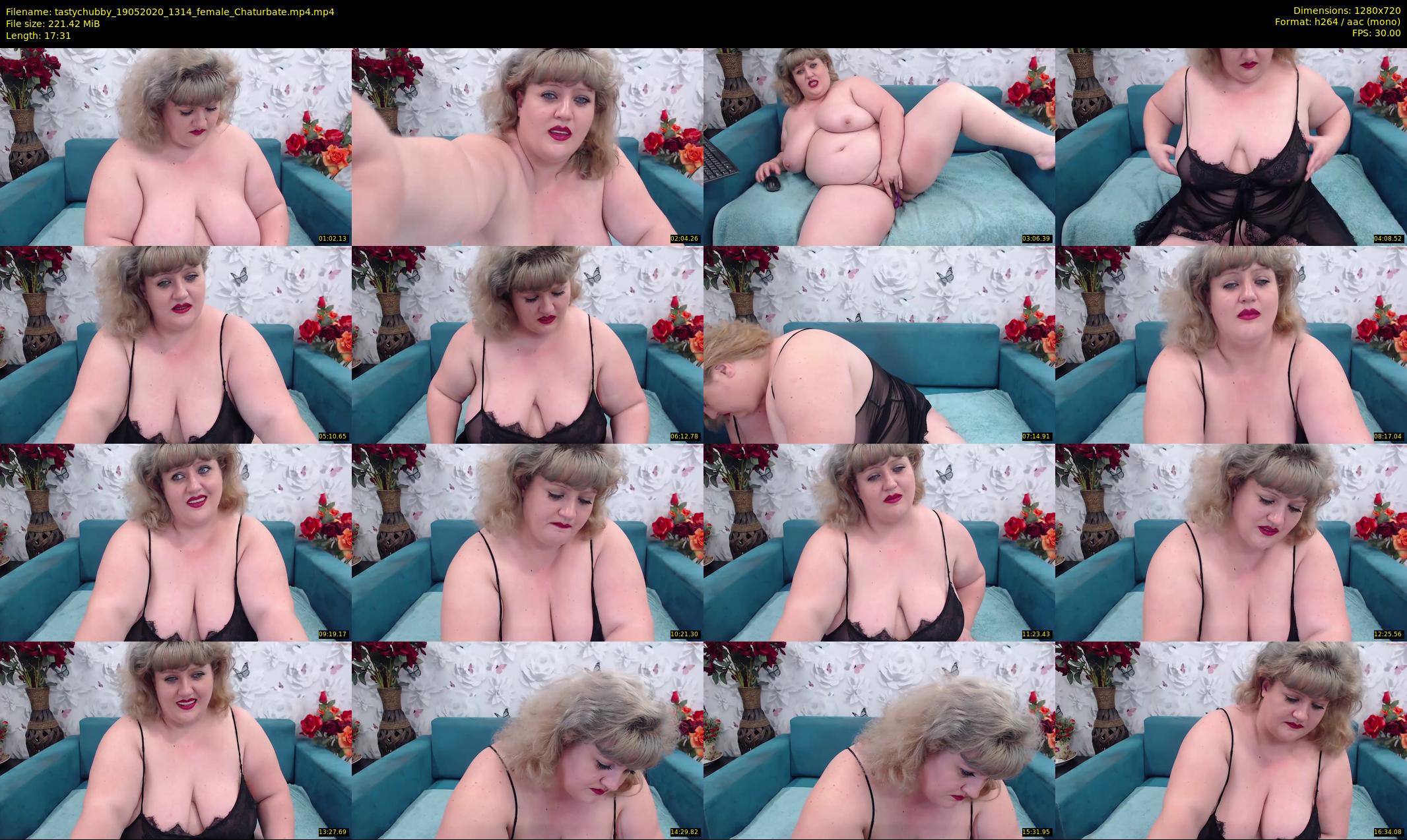 tastychubby — 18 minute Chaturbate female cam show recording, 720p, May 19, 2020