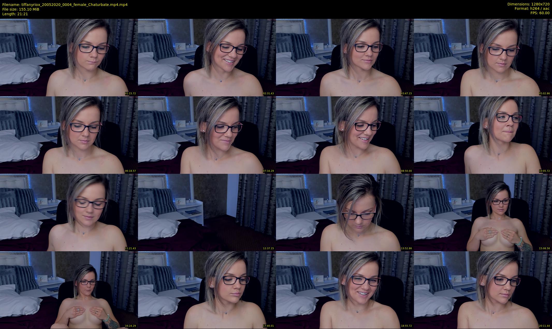 tiffanyriox — 22 minute Chaturbate female cam show recording, 720p, May 20, 2020
