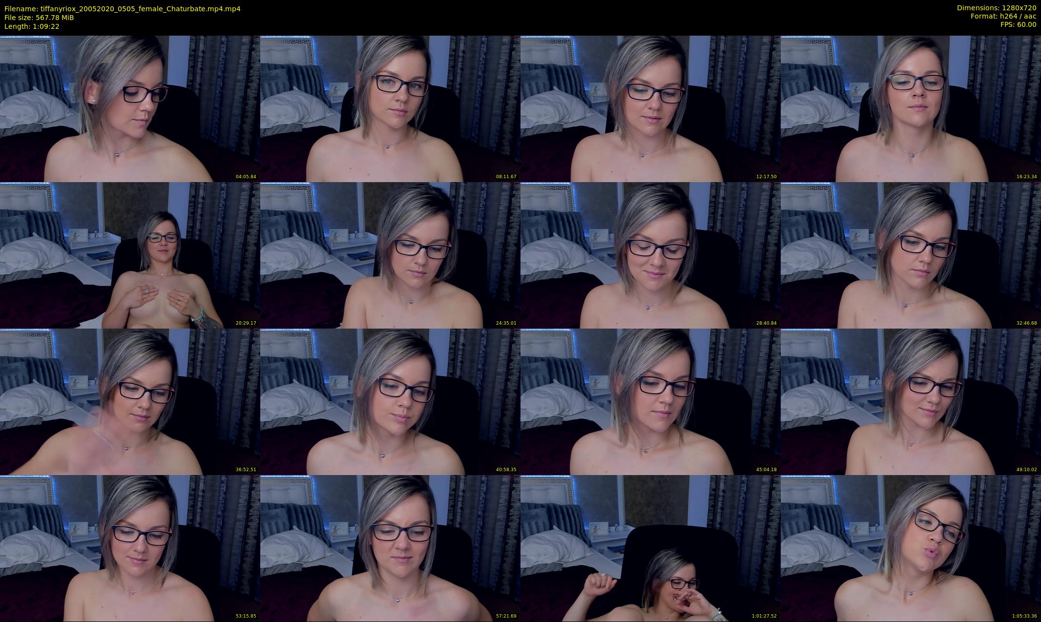 tiffanyriox — 70 minute Chaturbate female cam show recording, 720p, May 20, 2020