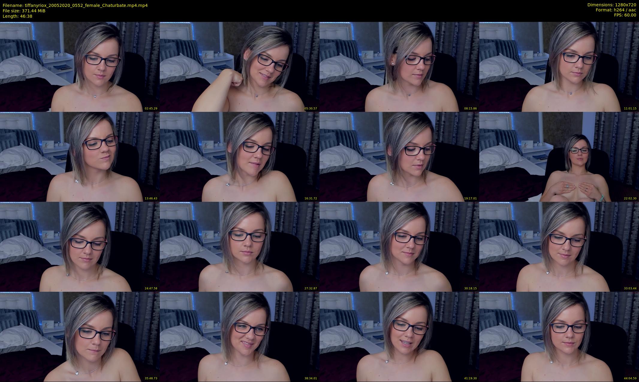 tiffanyriox — 47 minute Chaturbate female cam show recording, 720p, May 20, 2020