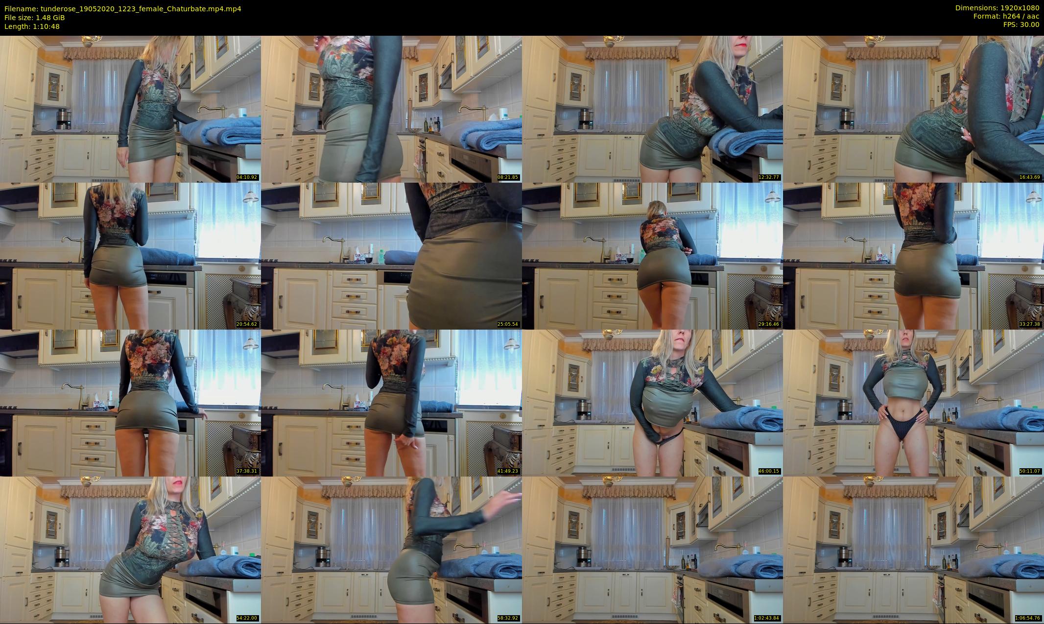 tunderose — 71 minute Chaturbate female cam show recording, 1080p, May 19, 2020