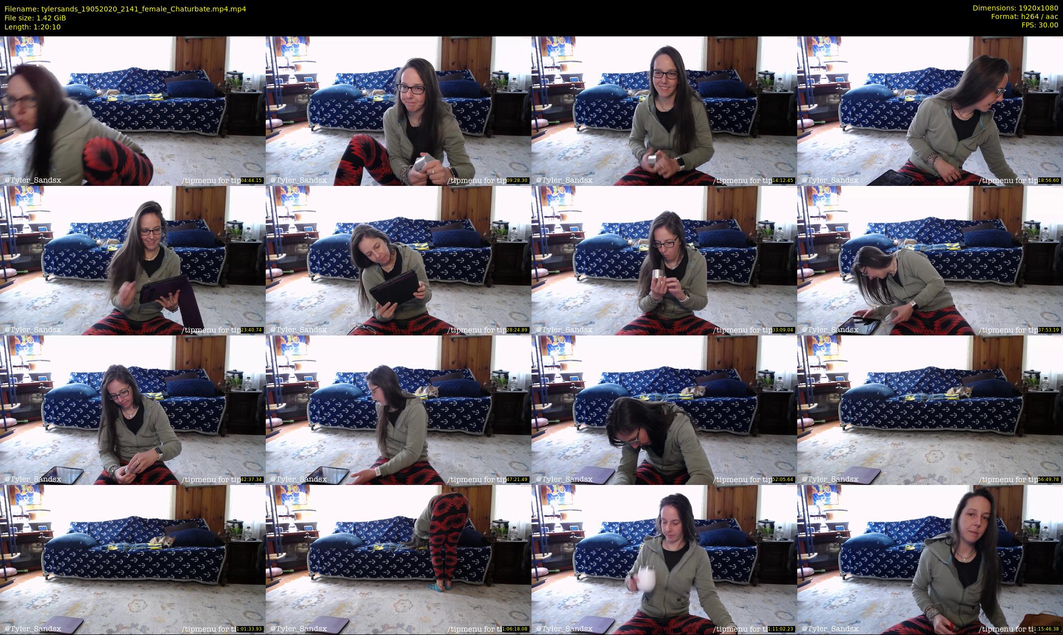 tylersands — 81 minute Chaturbate female cam show recording, 1080p, May 19, 2020
