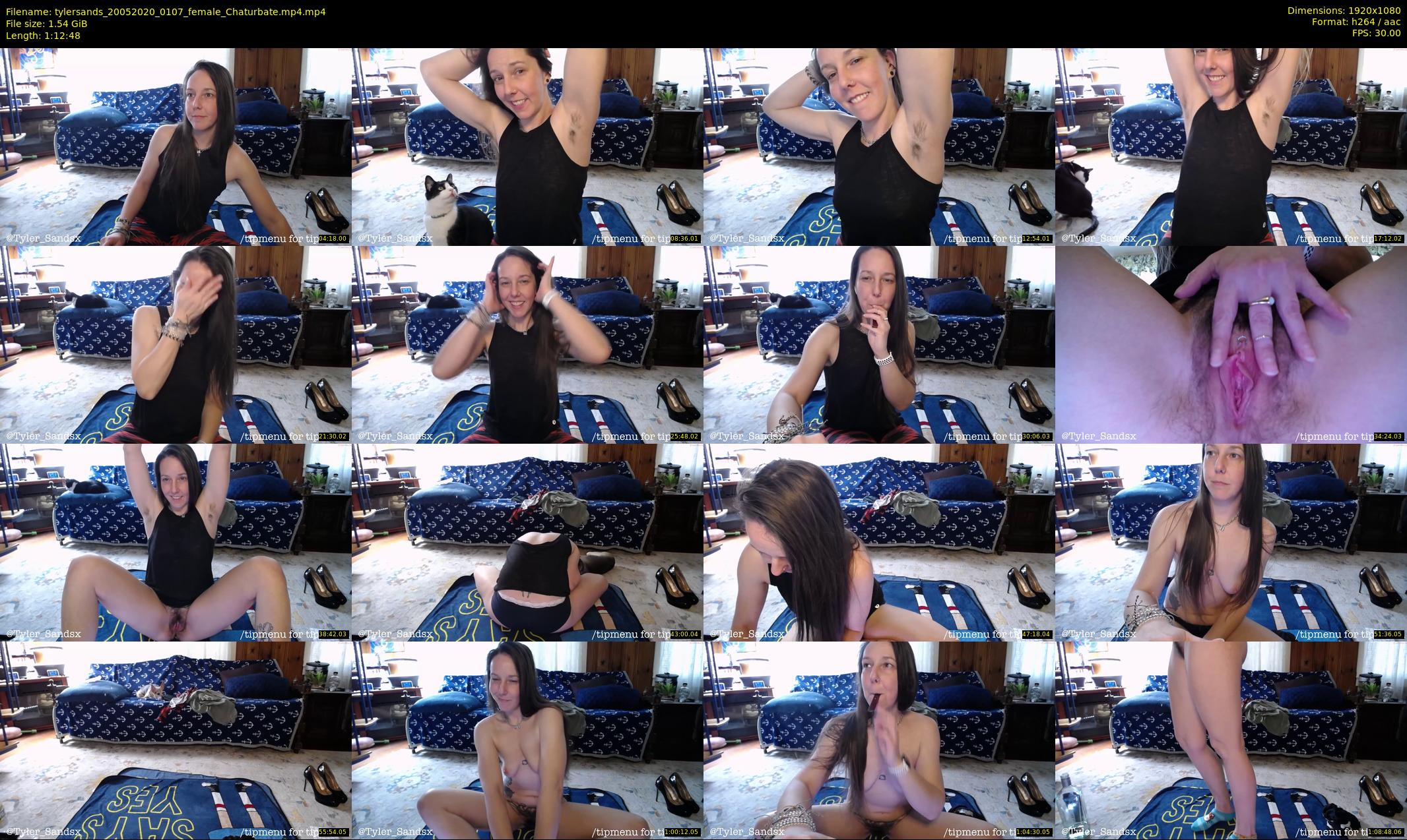 tylersands — 73 minute Chaturbate female cam show recording, 1080p, May 20, 2020