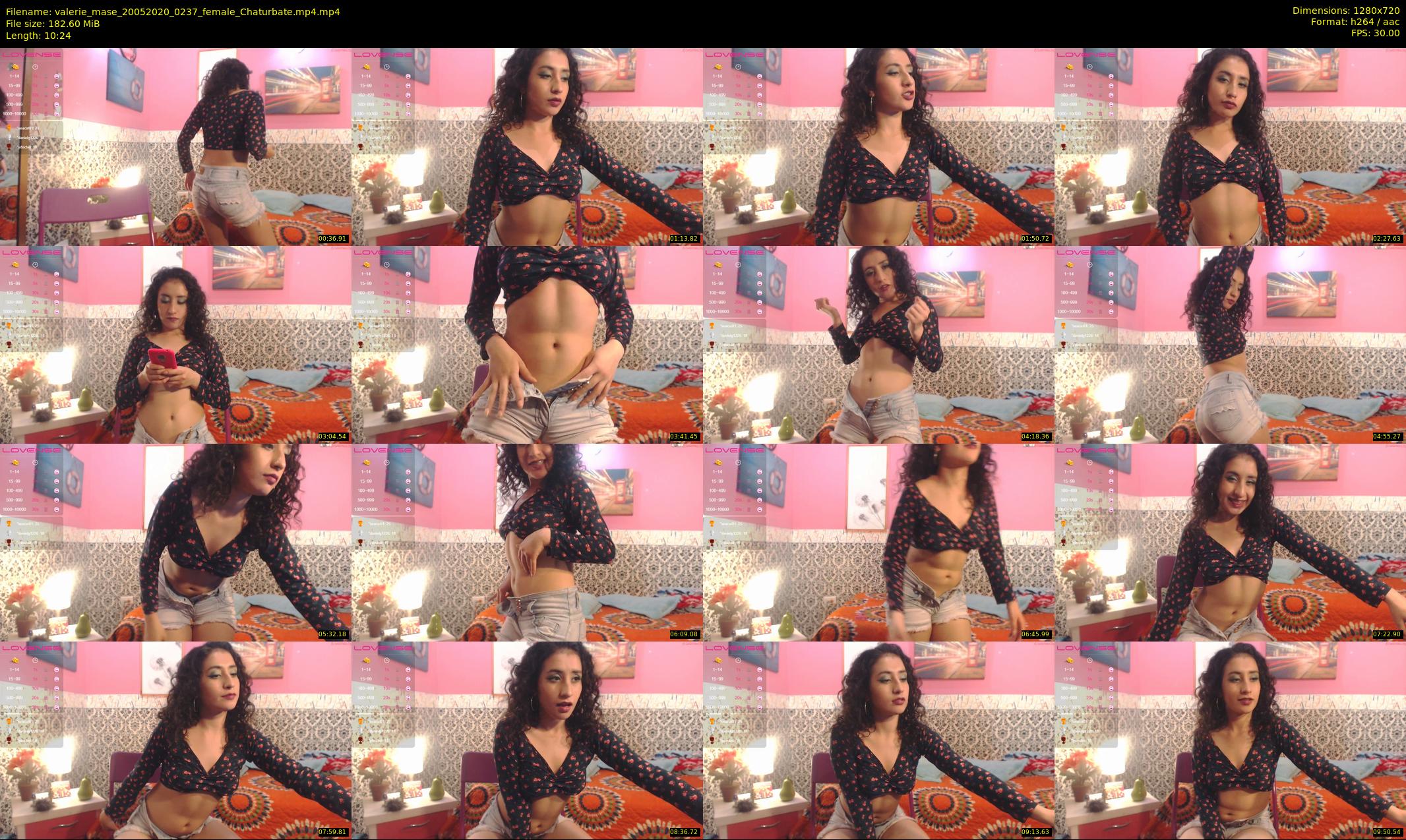 valerie_mase — 11 minute Chaturbate female cam show recording, 720p, May 20, 2020