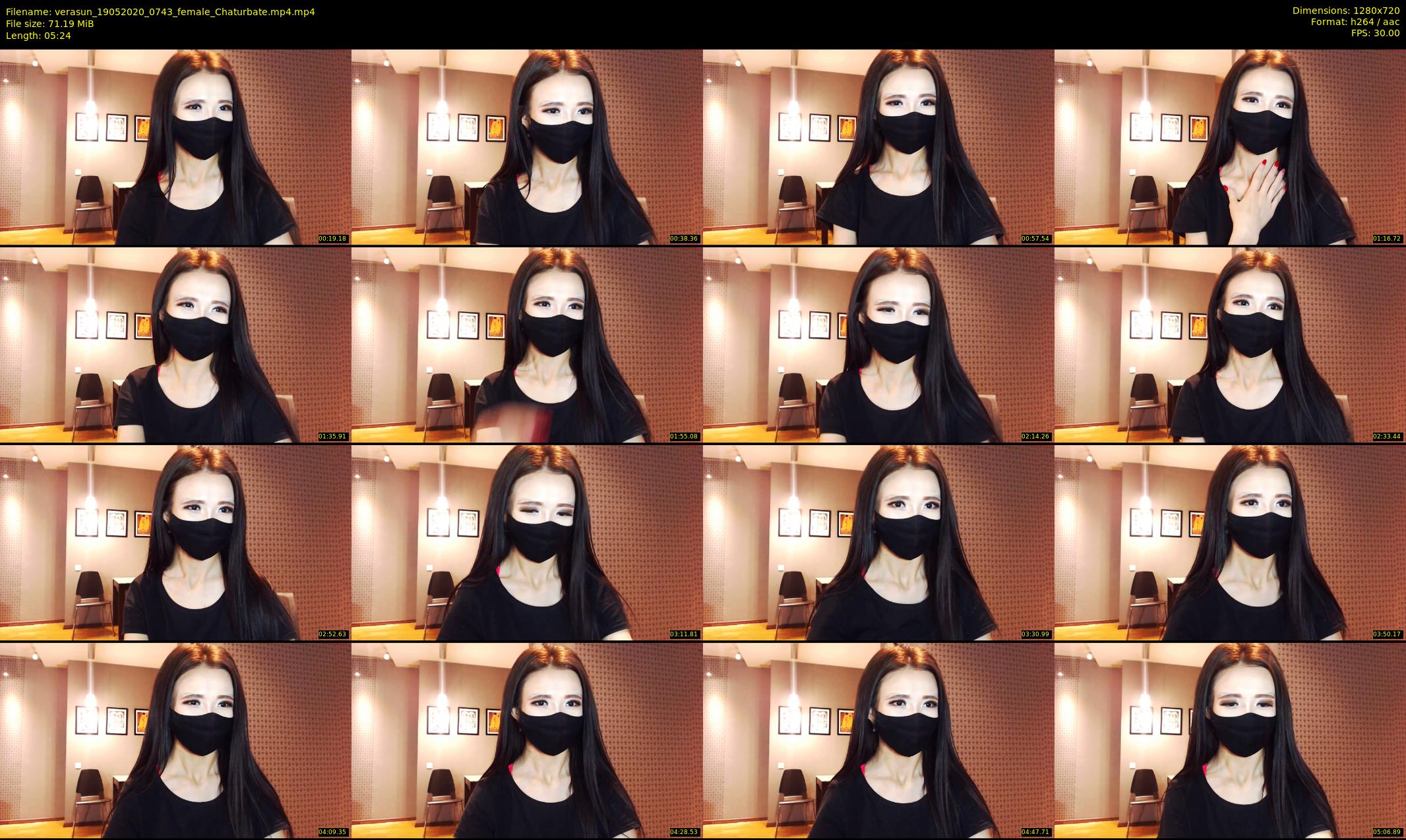 verasun — 6 minute Chaturbate female cam show recording, 720p, May 19, 2020