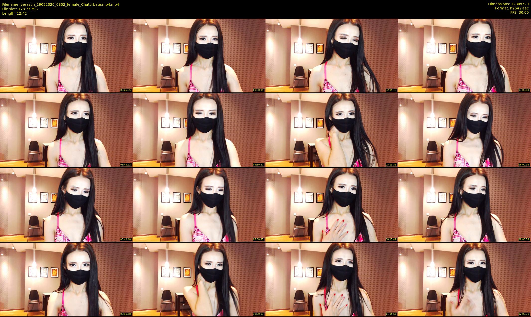 verasun — 13 minute Chaturbate female cam show recording, 720p, May 19, 2020