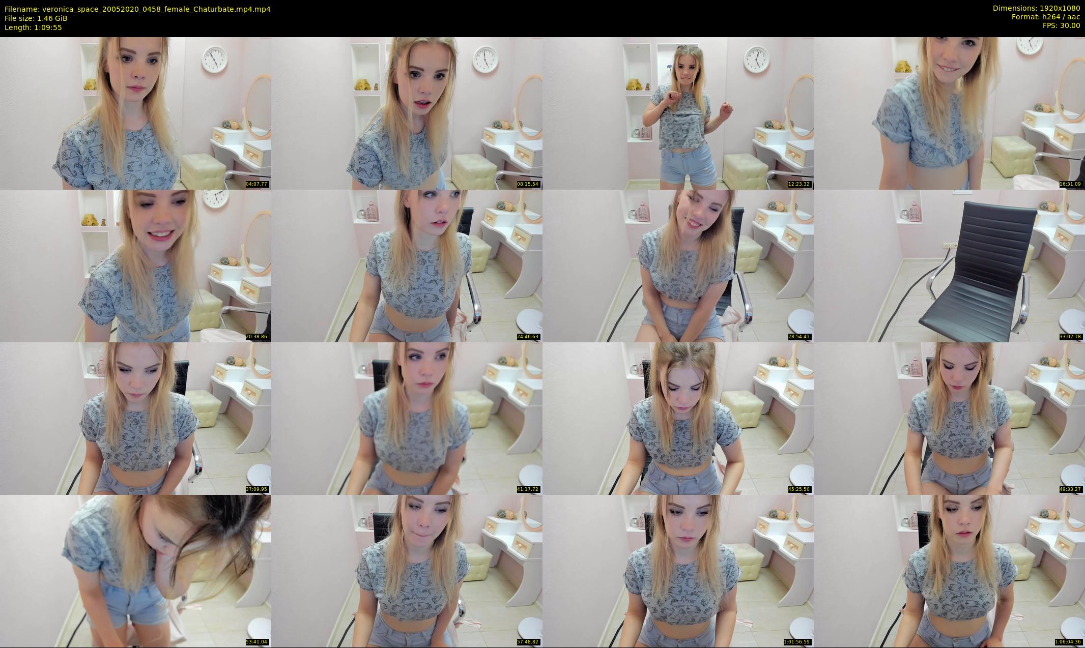 veronica_space — 70 minute Chaturbate female cam show recording, 1080p, May 20, 2020