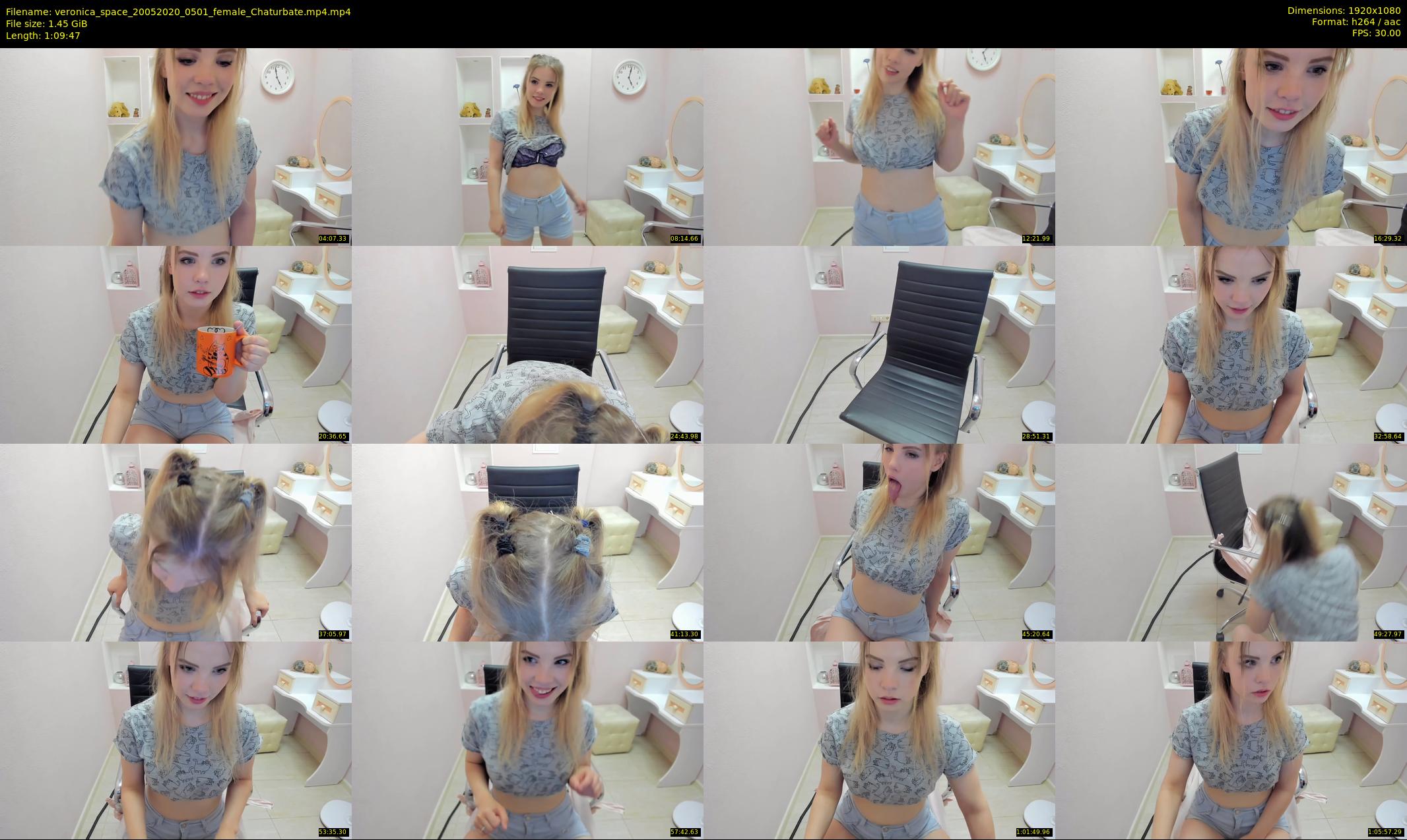 veronica_space — 70 minute Chaturbate female cam show recording, 1080p, May 20, 2020