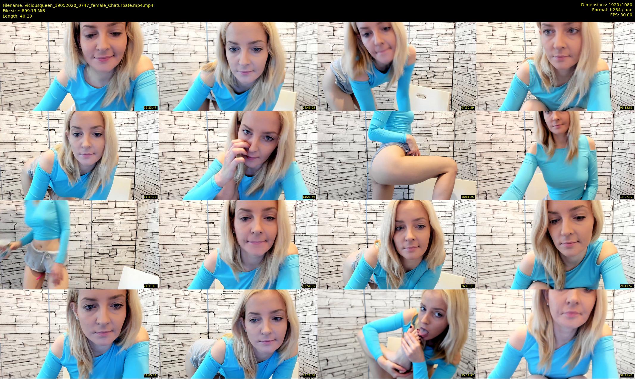 viciousqueen — 41 minute Chaturbate female cam show recording, 1080p, May 19, 2020