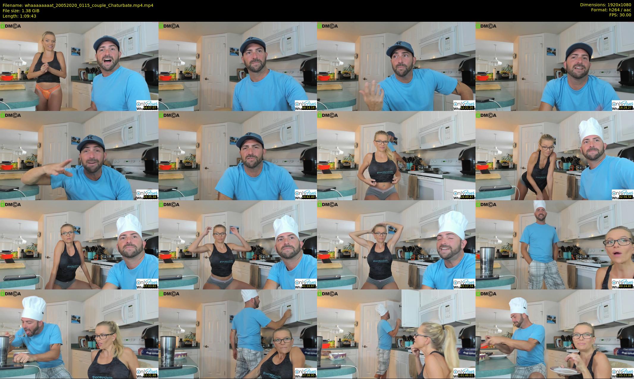 whaaaaaaaat — 70 minute Chaturbate couple cam show recording, 1080p, May 20, 2020
