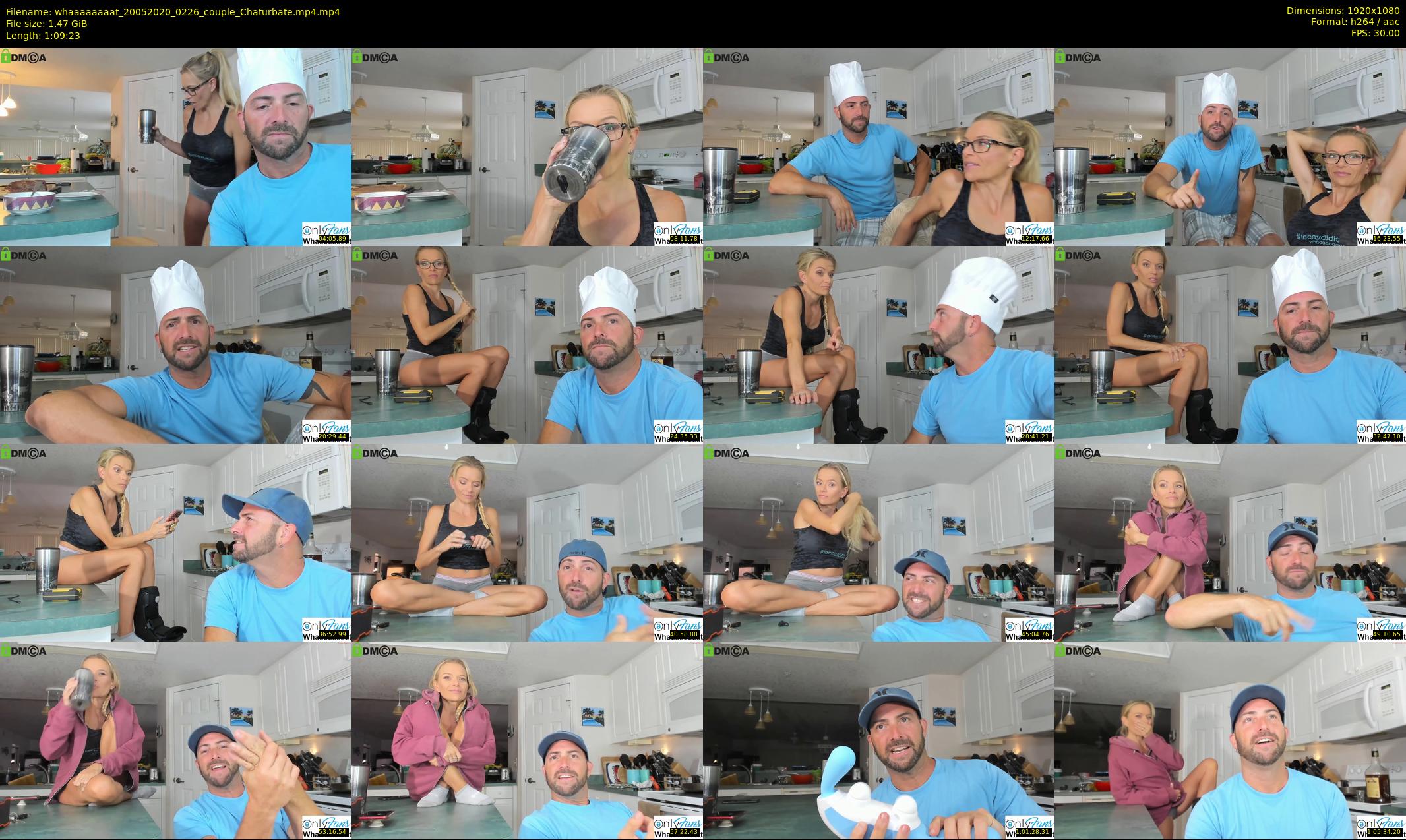 whaaaaaaaat — 70 minute Chaturbate couple cam show recording, 1080p, May 20, 2020