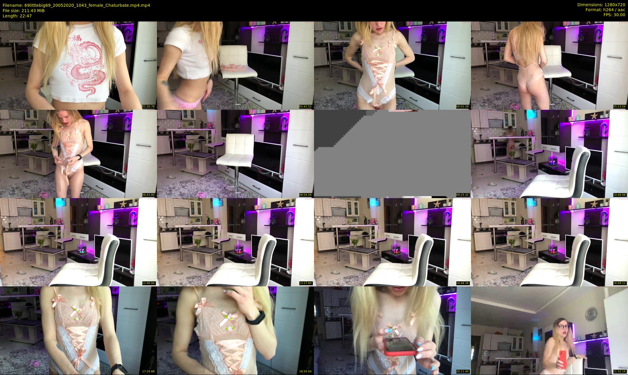 69littlebig69 — 23 minute Chaturbate couple cam show recording, 720p, May 20, 2020