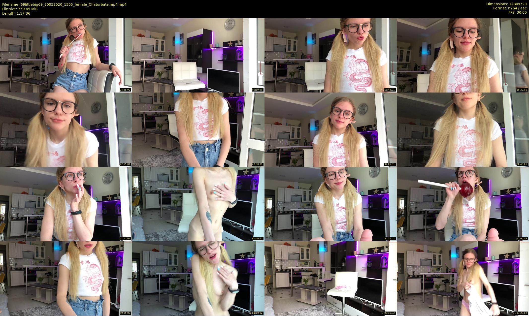 69littlebig69 — 78 minute Chaturbate couple cam show recording, 720p, May 20, 2020