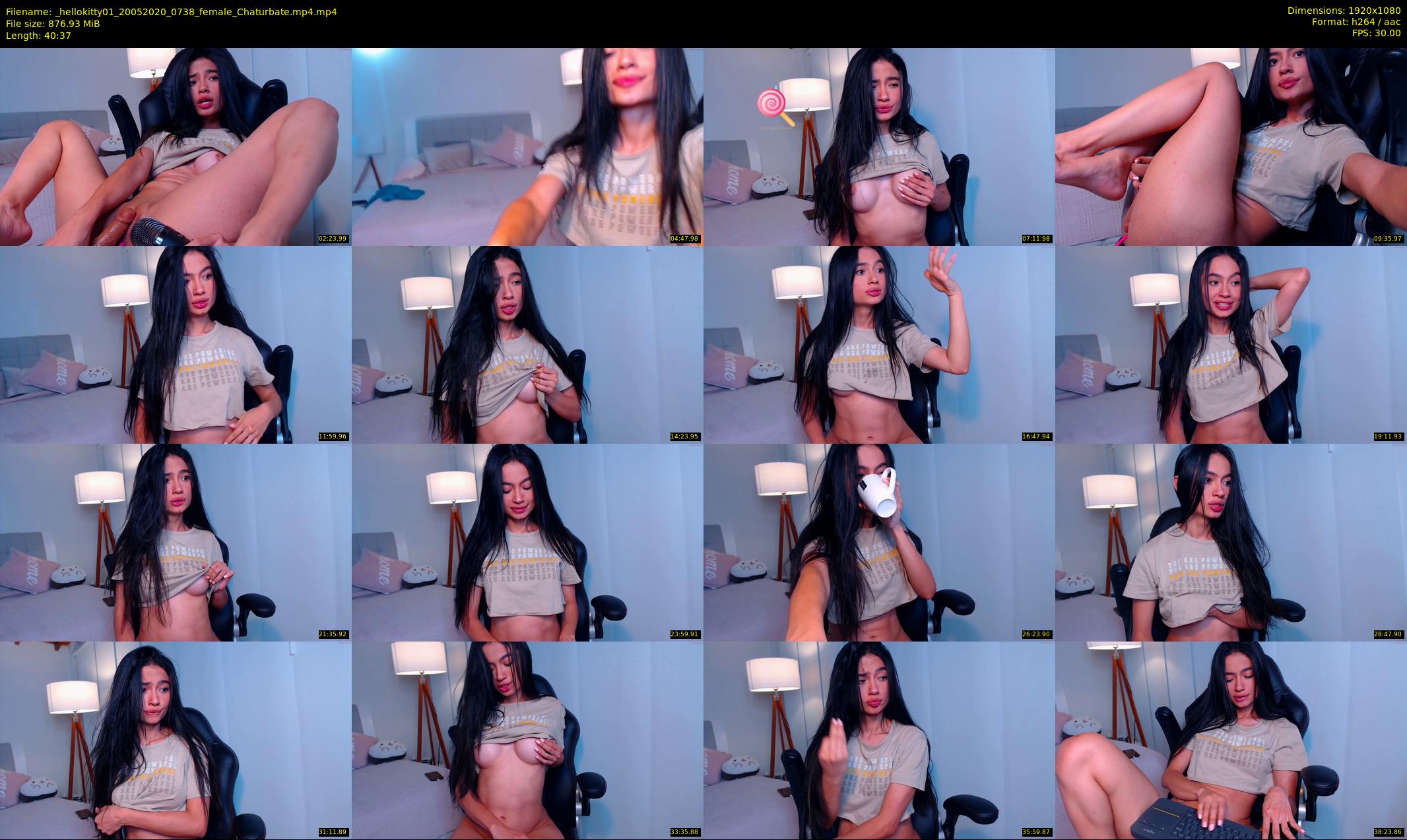 _hellokitty01 — 41 minute Chaturbate female cam show recording, 1080p, May 20, 2020
