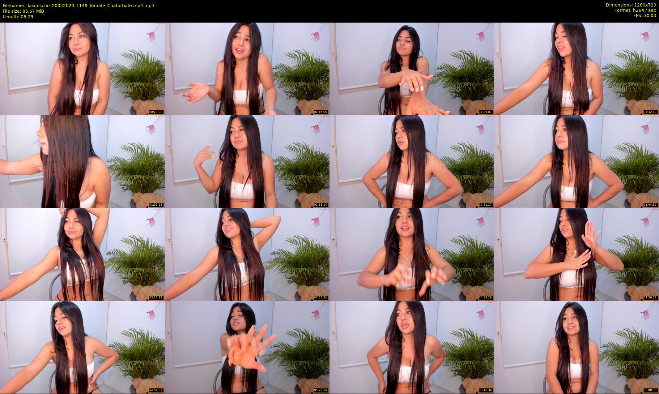 _lasuescun — 7 minute Chaturbate female cam show recording, 720p, May 20, 2020