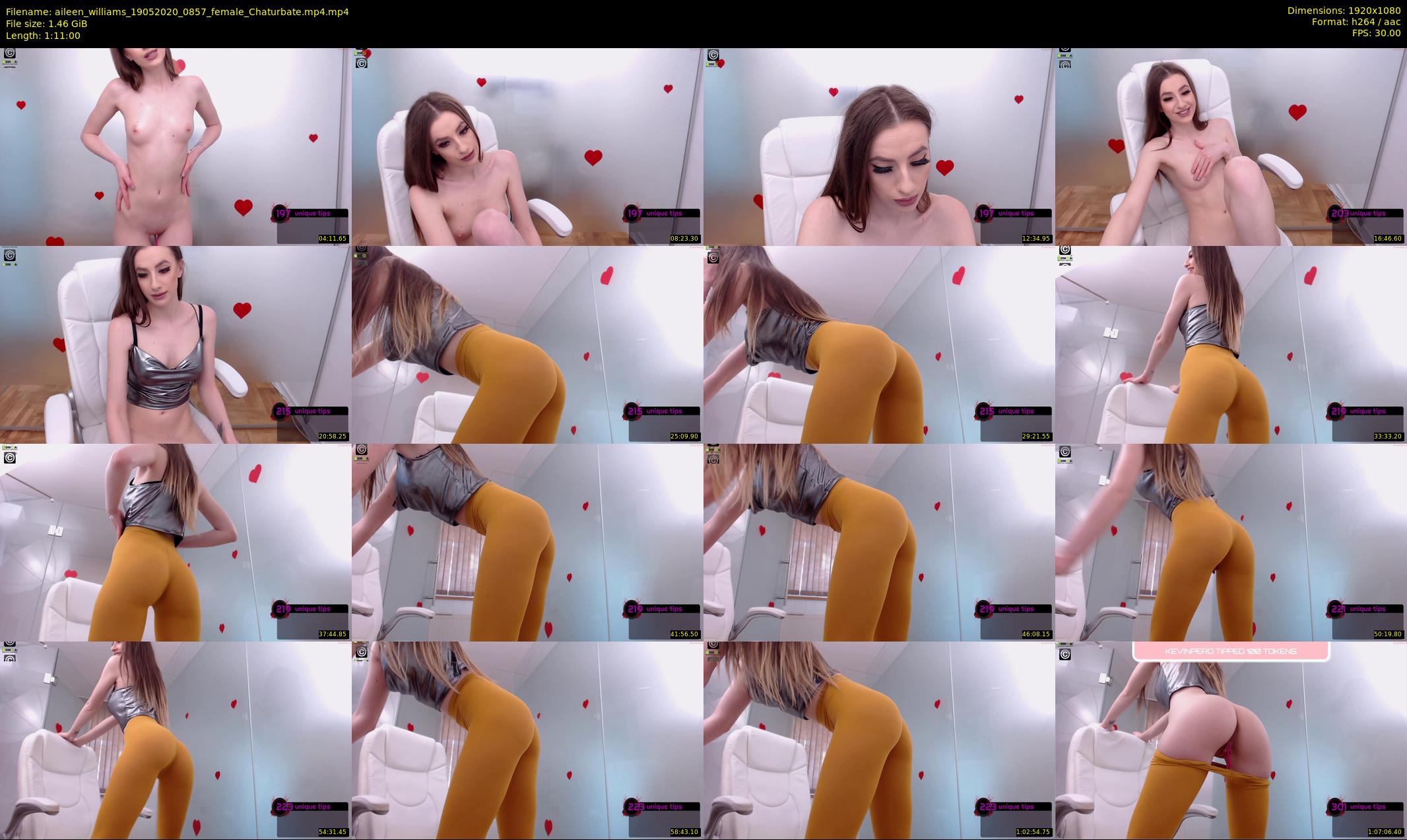 aileen_williams — 71 minute Chaturbate female cam show recording, 1080p, May 19, 2020