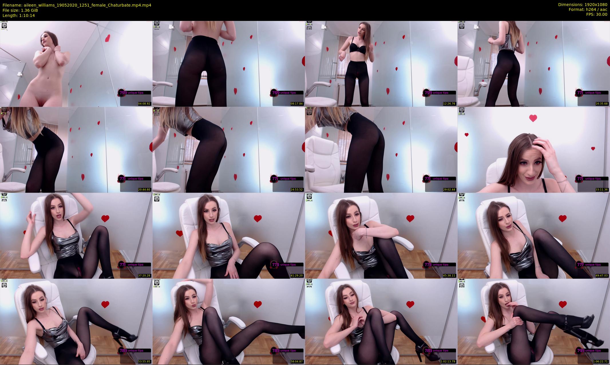 aileen_williams — 71 minute Chaturbate female cam show recording, 1080p, May 19, 2020