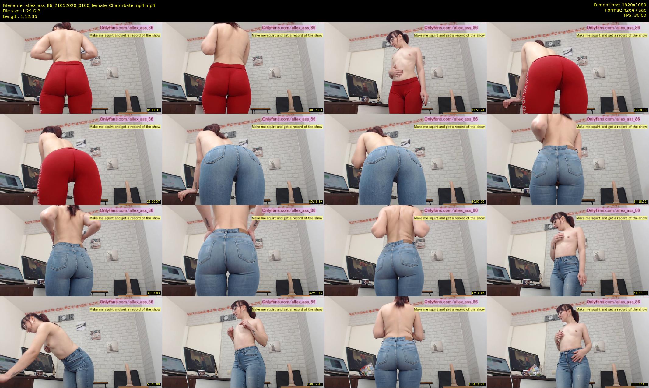 allex_ass_86 — 73 minute Chaturbate female cam show recording, 1080p, May 21, 2020