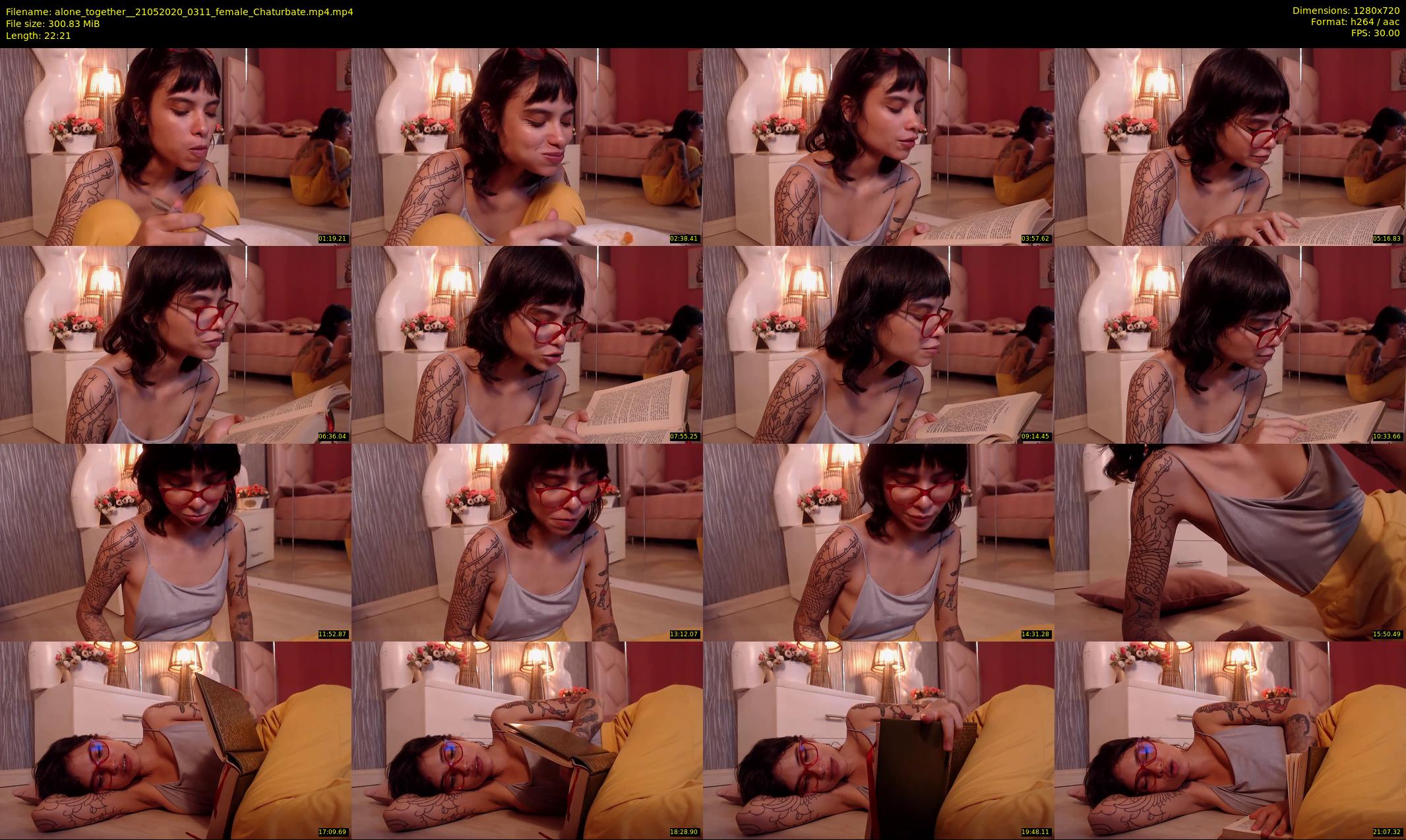 alone_together_ — 23 minute Chaturbate female cam show recording, 720p, May 21, 2020