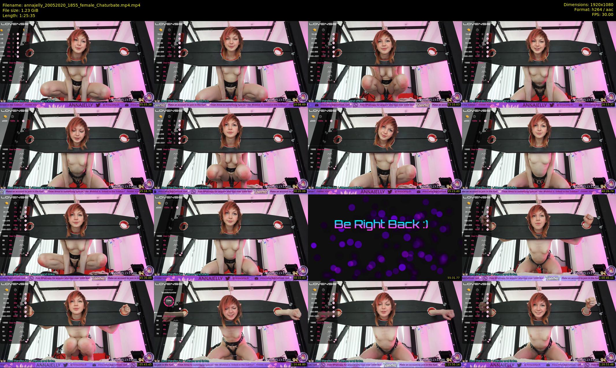 annajelly — 86 minute Chaturbate couple cam show recording, 1080p, May 20, 2020