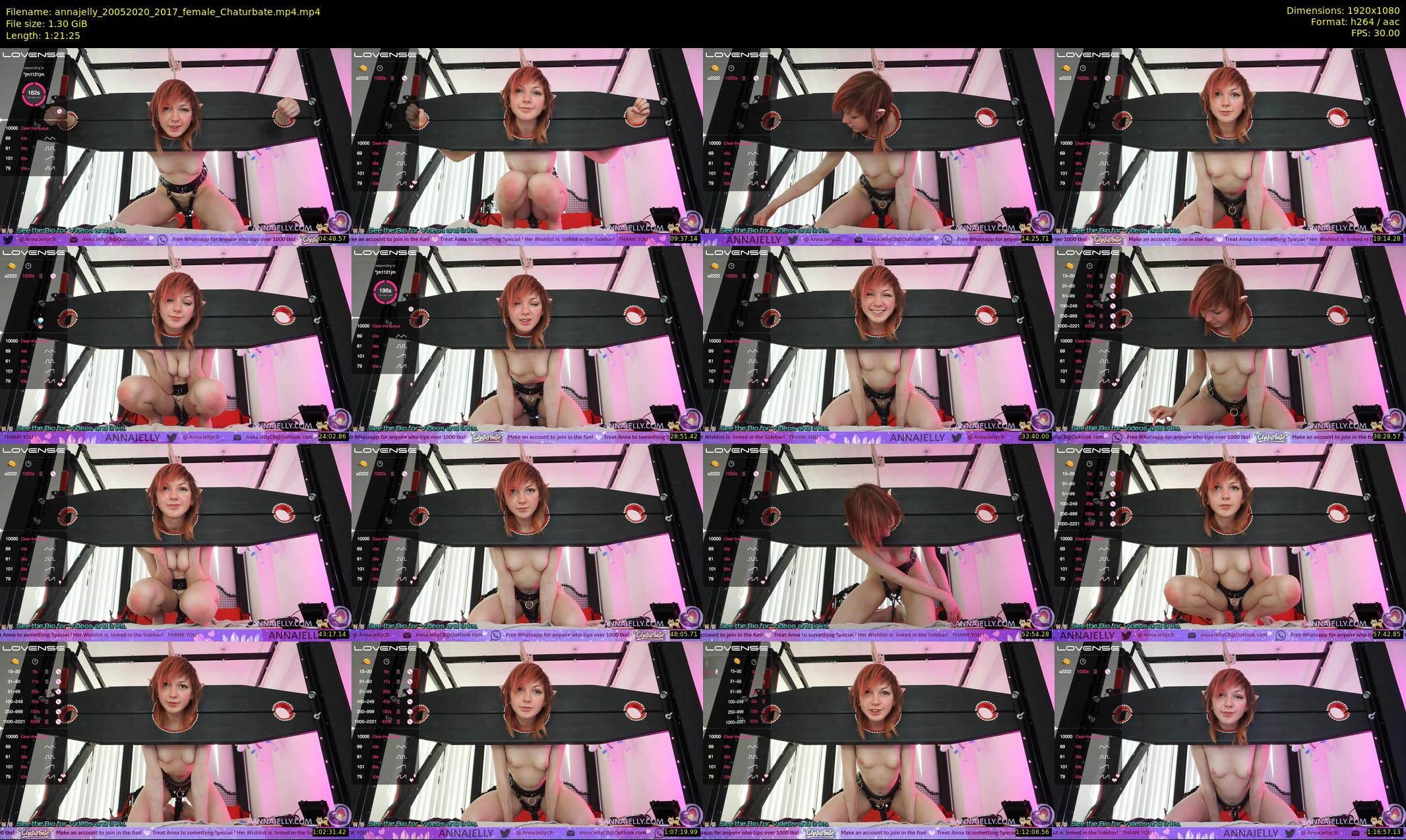 annajelly — 82 minute Chaturbate couple cam show recording, 1080p, May 20, 2020