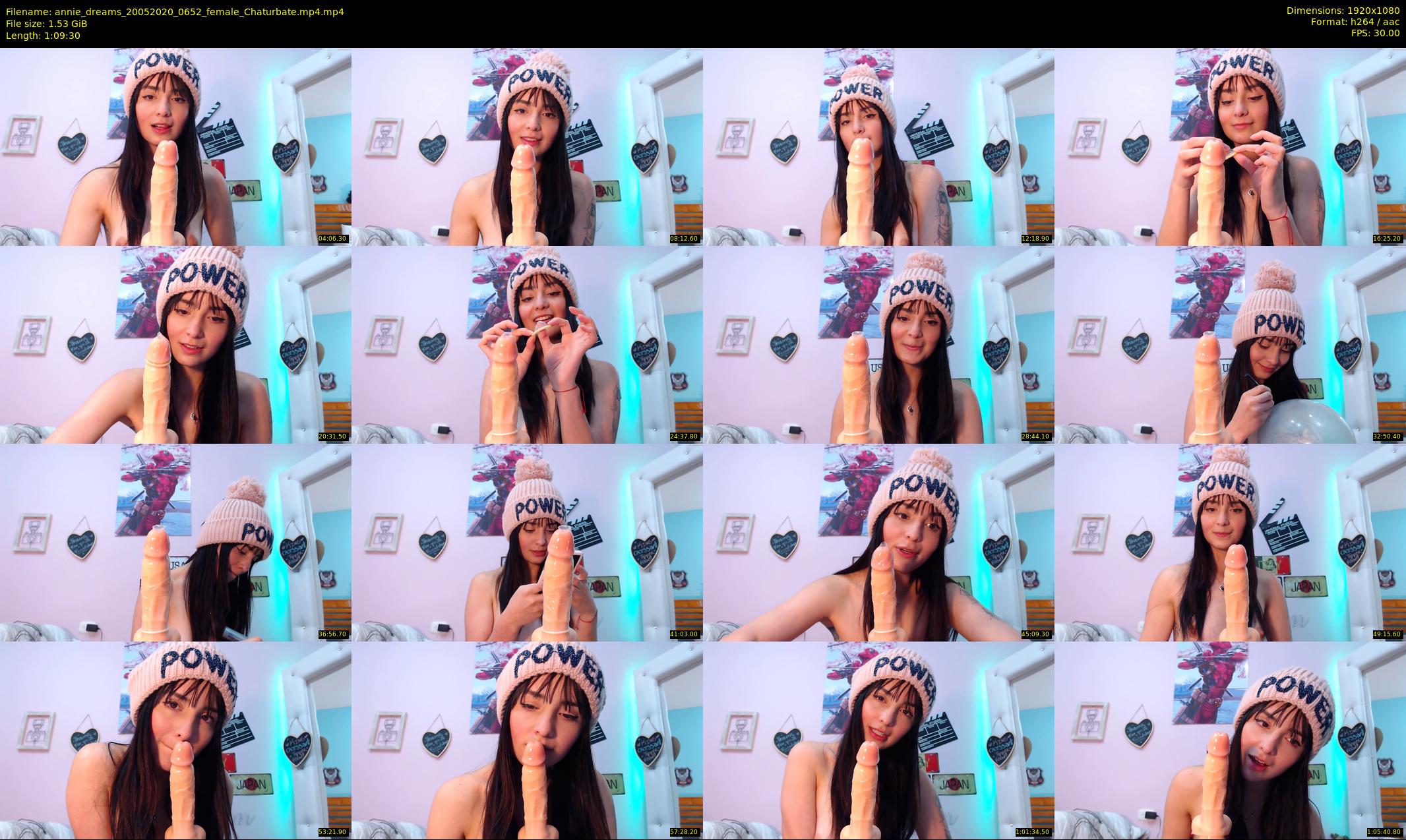 annie_dreams — 70 minute Chaturbate female cam show recording, 1080p, May 20, 2020