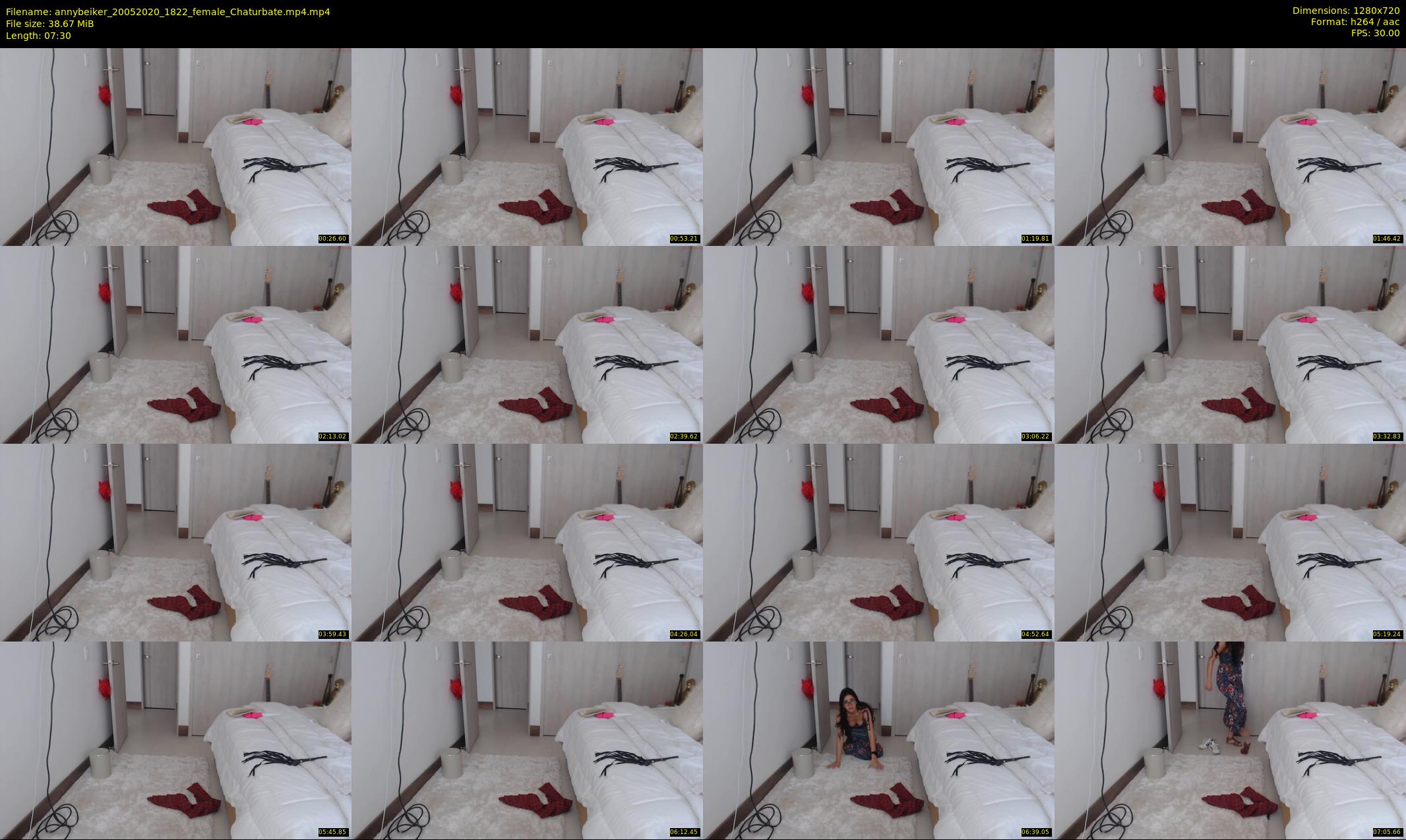 annybeiker — 8 minute Chaturbate female cam show recording, 720p, May 20, 2020