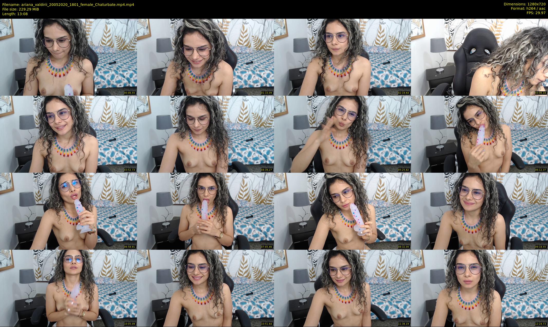 ariana_valdirii — 14 minute Chaturbate female cam show recording, 720p, May 20, 2020