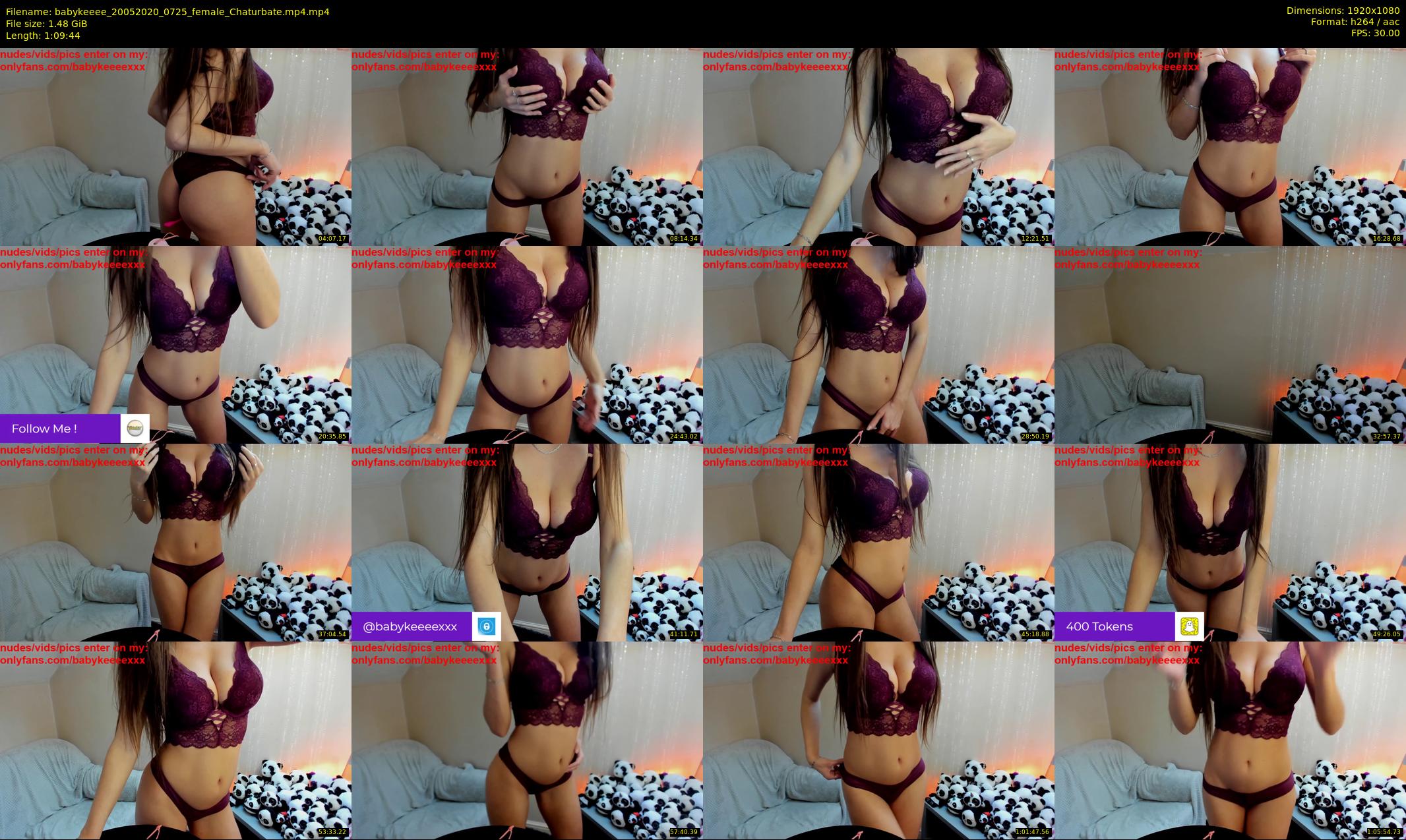 babykeeee — 70 minute Chaturbate female cam show recording, 1080p, May 20, 2020