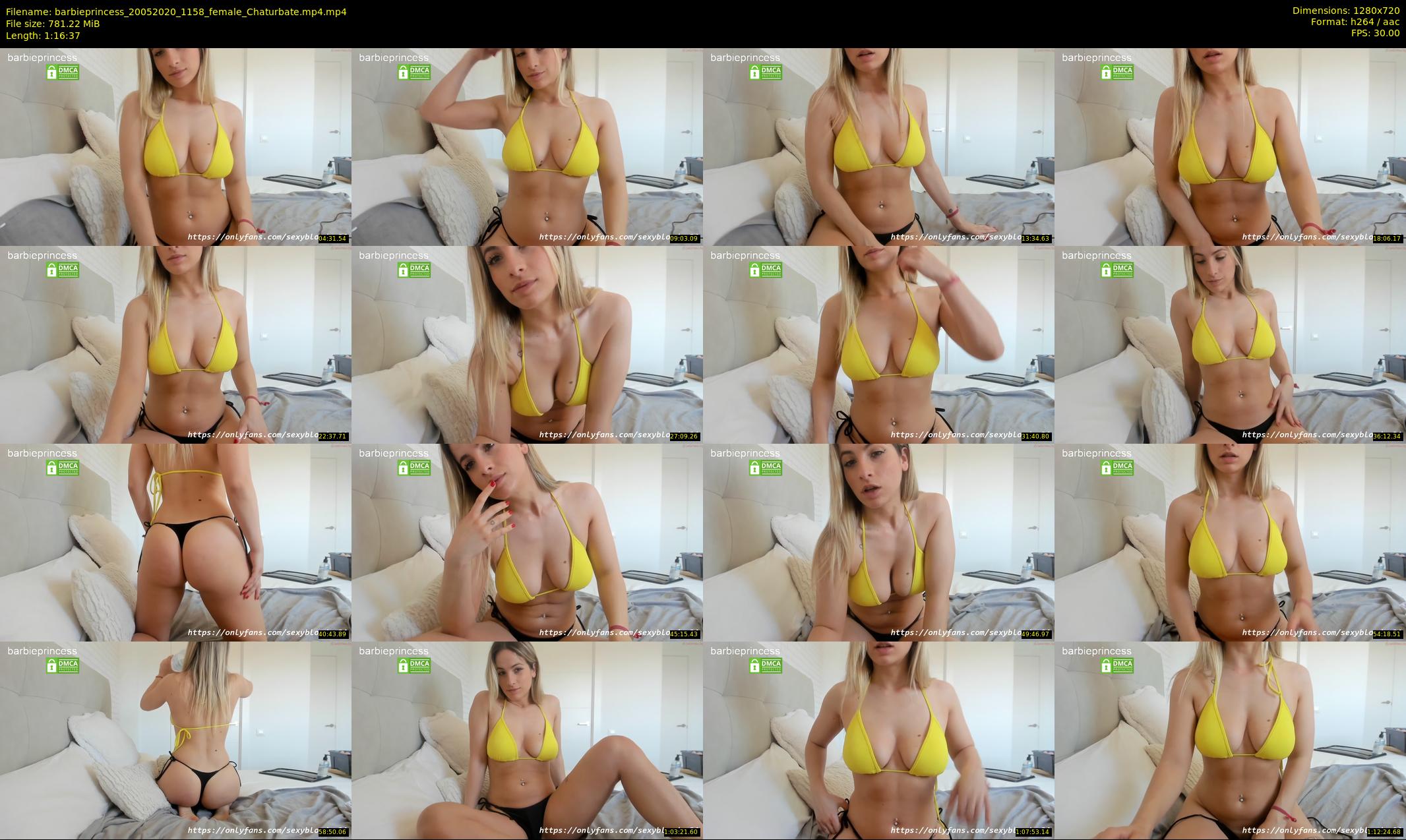 barbieprincess — 77 minute Chaturbate female cam show recording, 720p, May 20, 2020