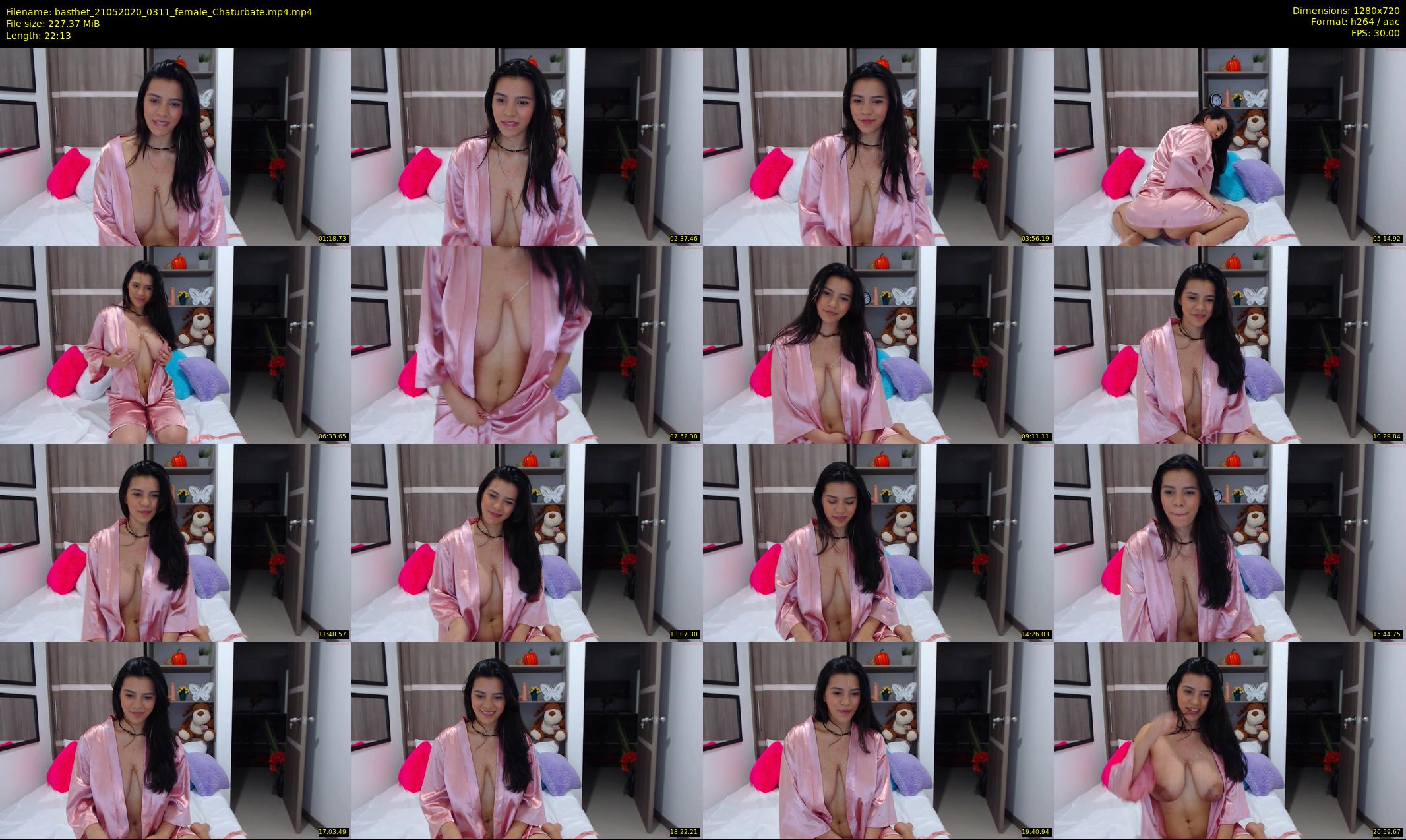 basthet — 23 minute Chaturbate female cam show recording, 720p, May 21, 2020