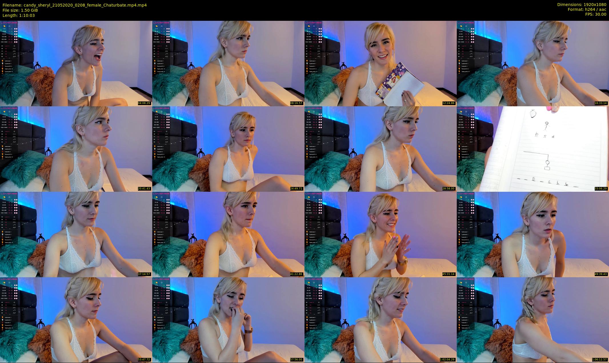 candy_sheryl — 71 minute Chaturbate female cam show recording, 1080p, May 21, 2020