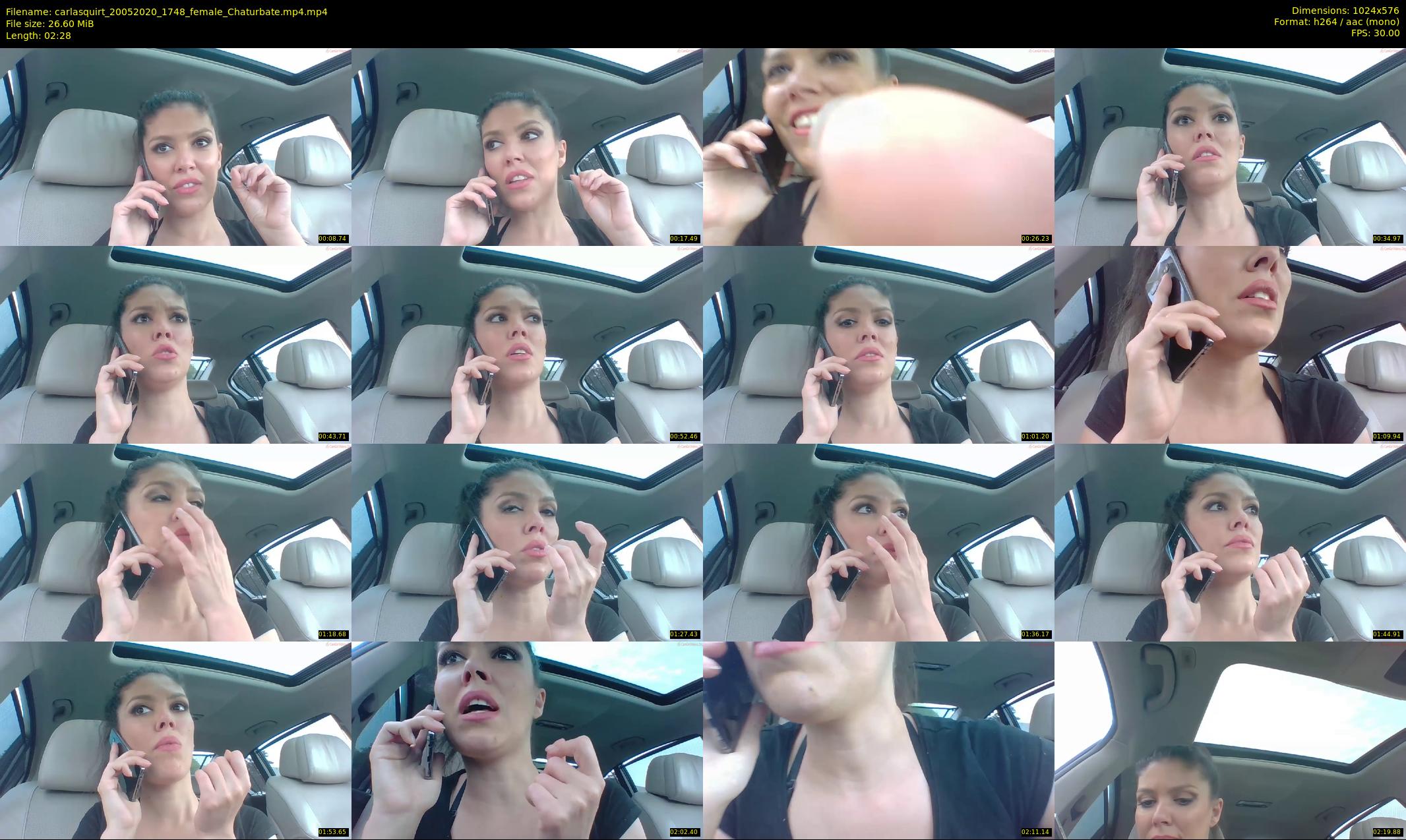carlasquirt — 3 minute Chaturbate female cam show recording, 480p, May 20, 2020