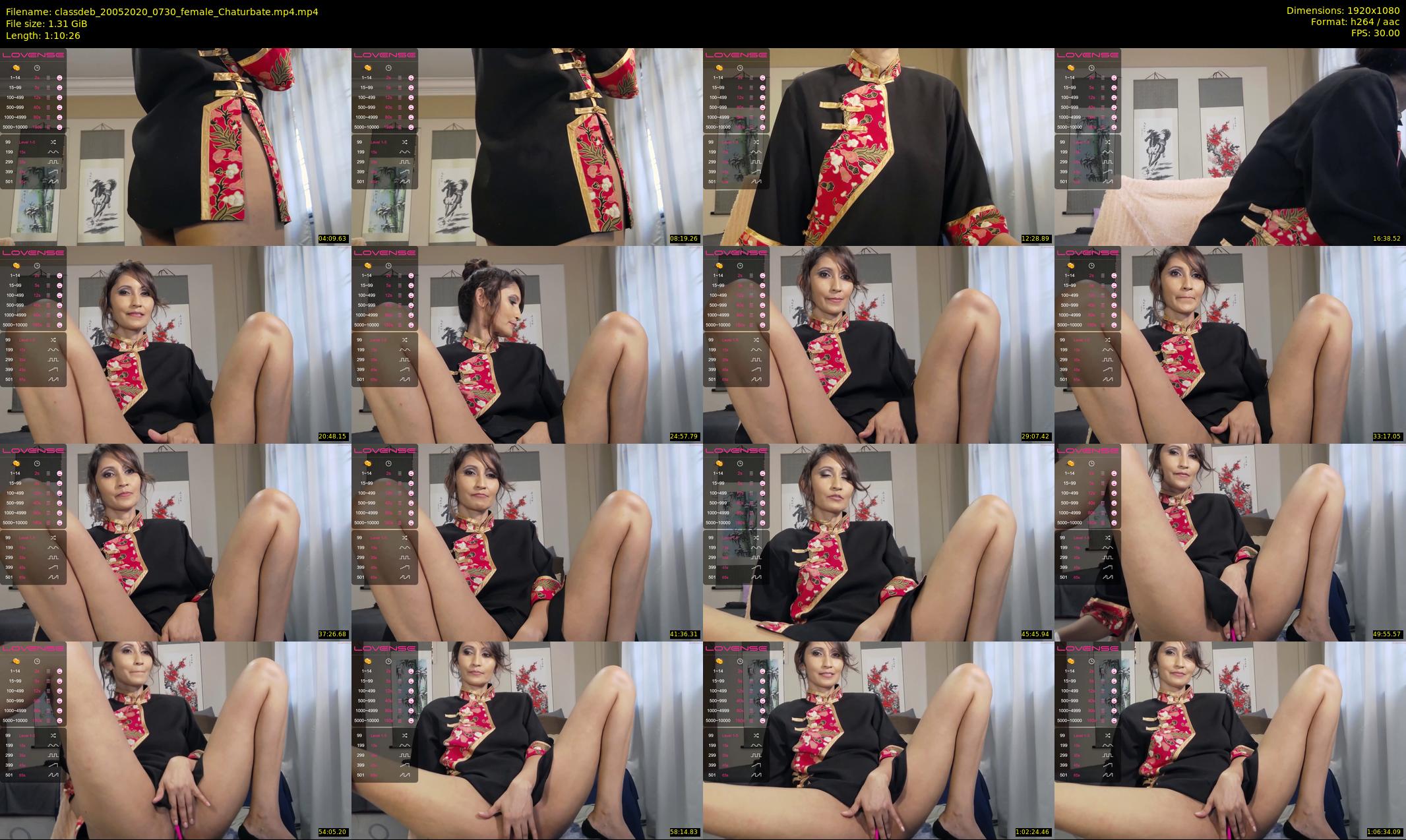classdeb — 71 minute Chaturbate female cam show recording, 1080p, May 20, 2020