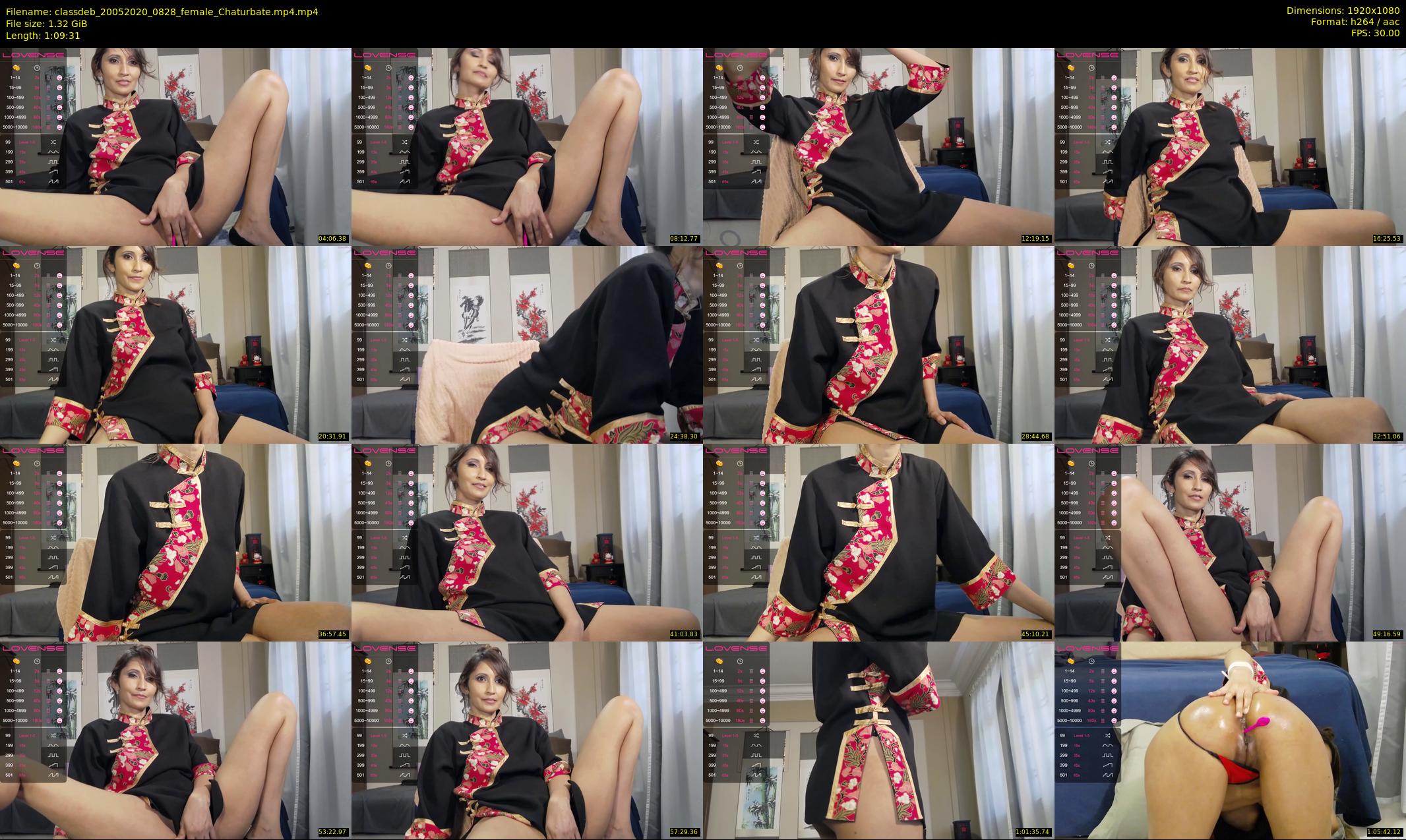 classdeb — 70 minute Chaturbate female cam show recording, 1080p, May 20, 2020