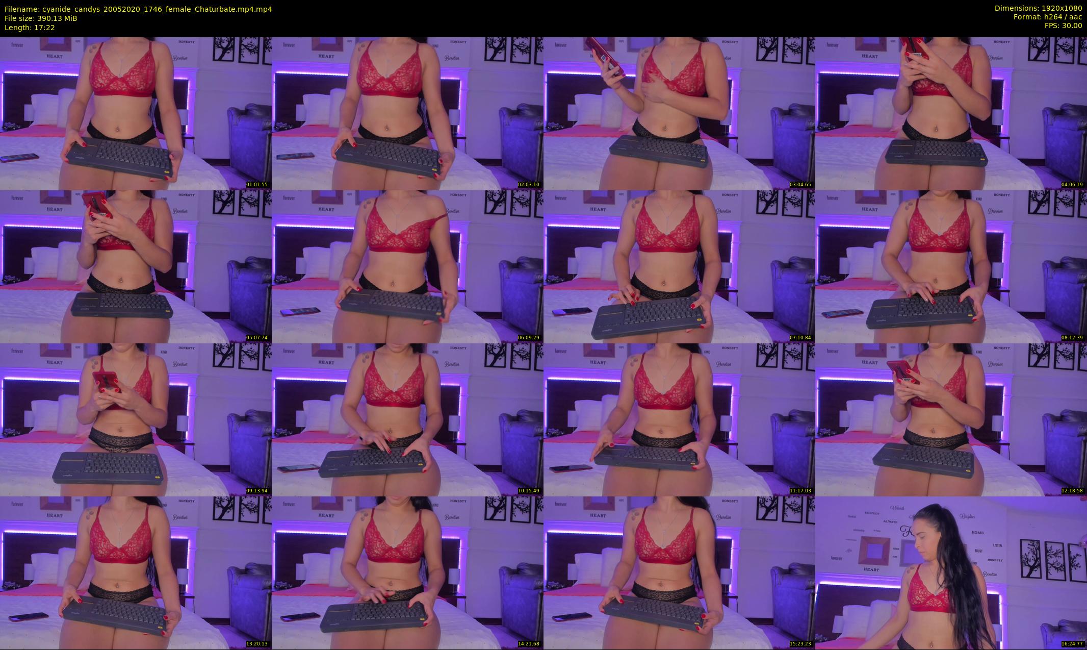 cyanide_candys — 18 minute Chaturbate female cam show recording, 1080p, May 20, 2020