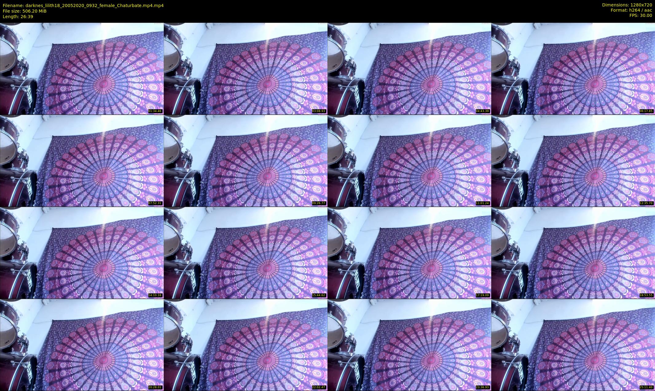 darknes_lilith18 — 27 minute Chaturbate female cam show recording, 720p, May 20, 2020