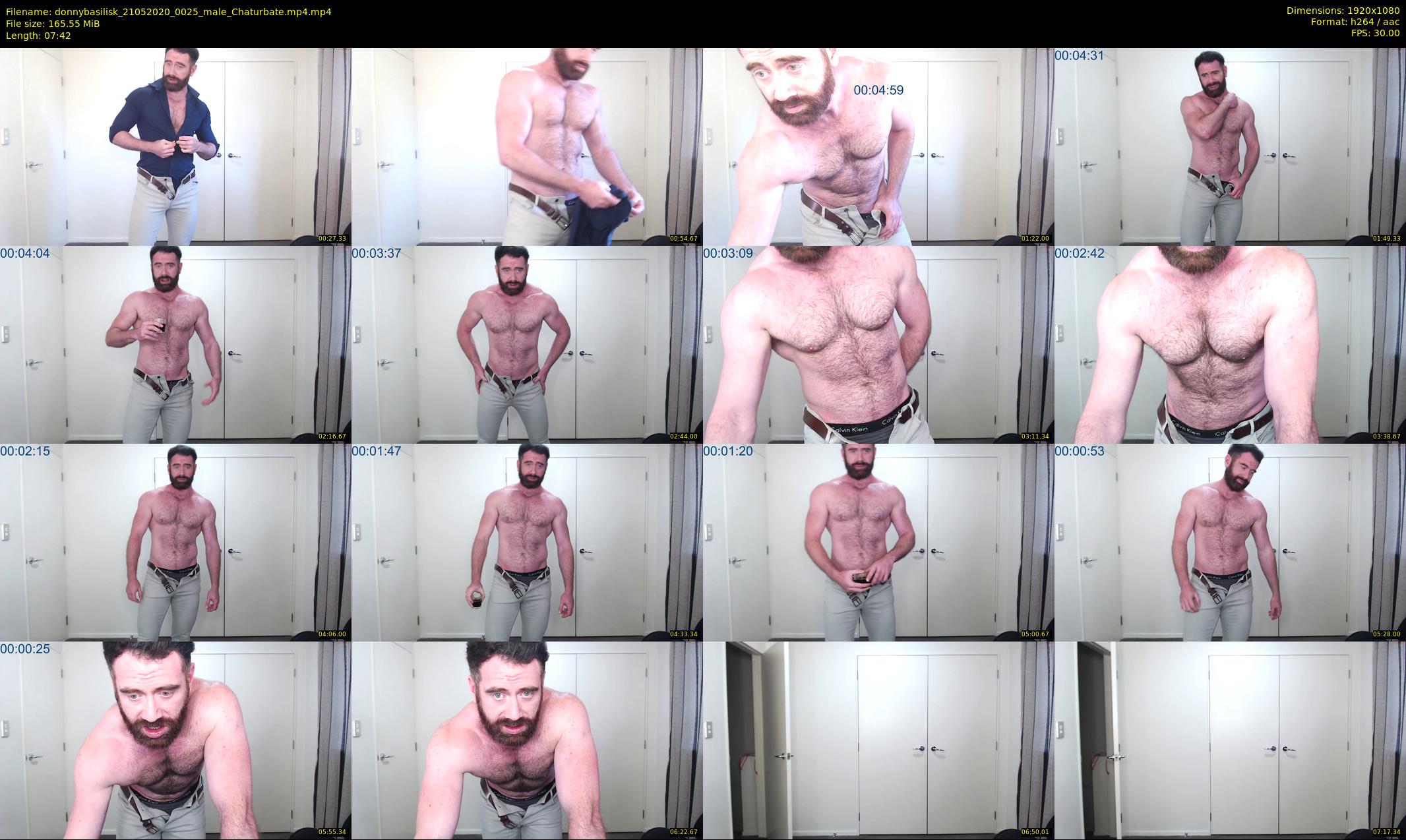 donnybasilisk — 8 minute Chaturbate male cam show recording, 1080p, May 21, 2020