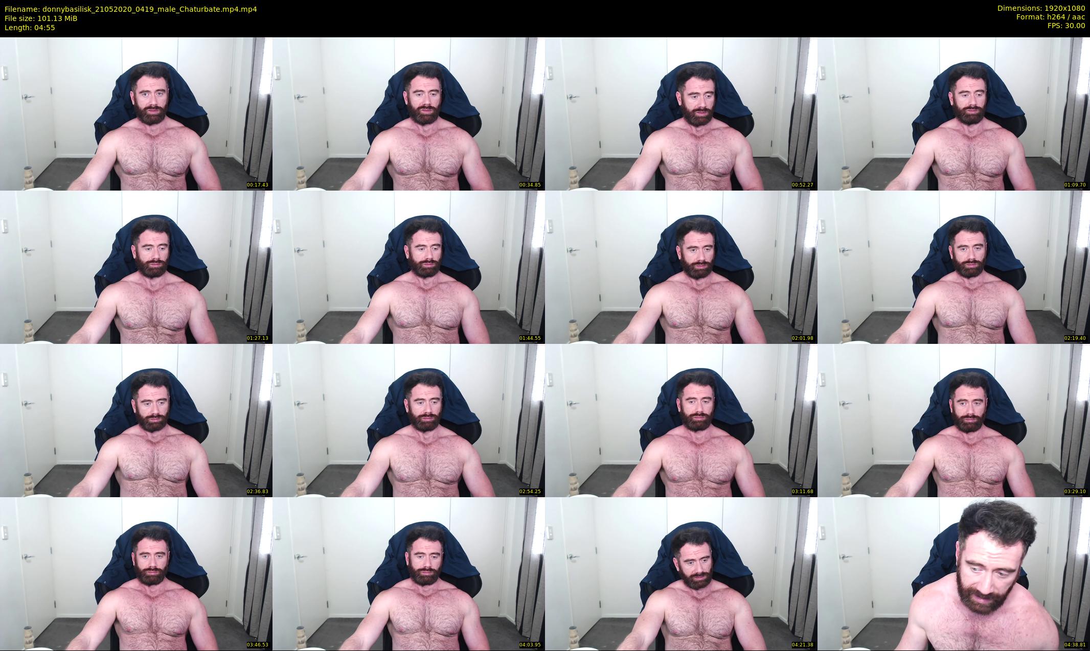 donnybasilisk — 5 minute Chaturbate male cam show recording, 1080p, May 21, 2020