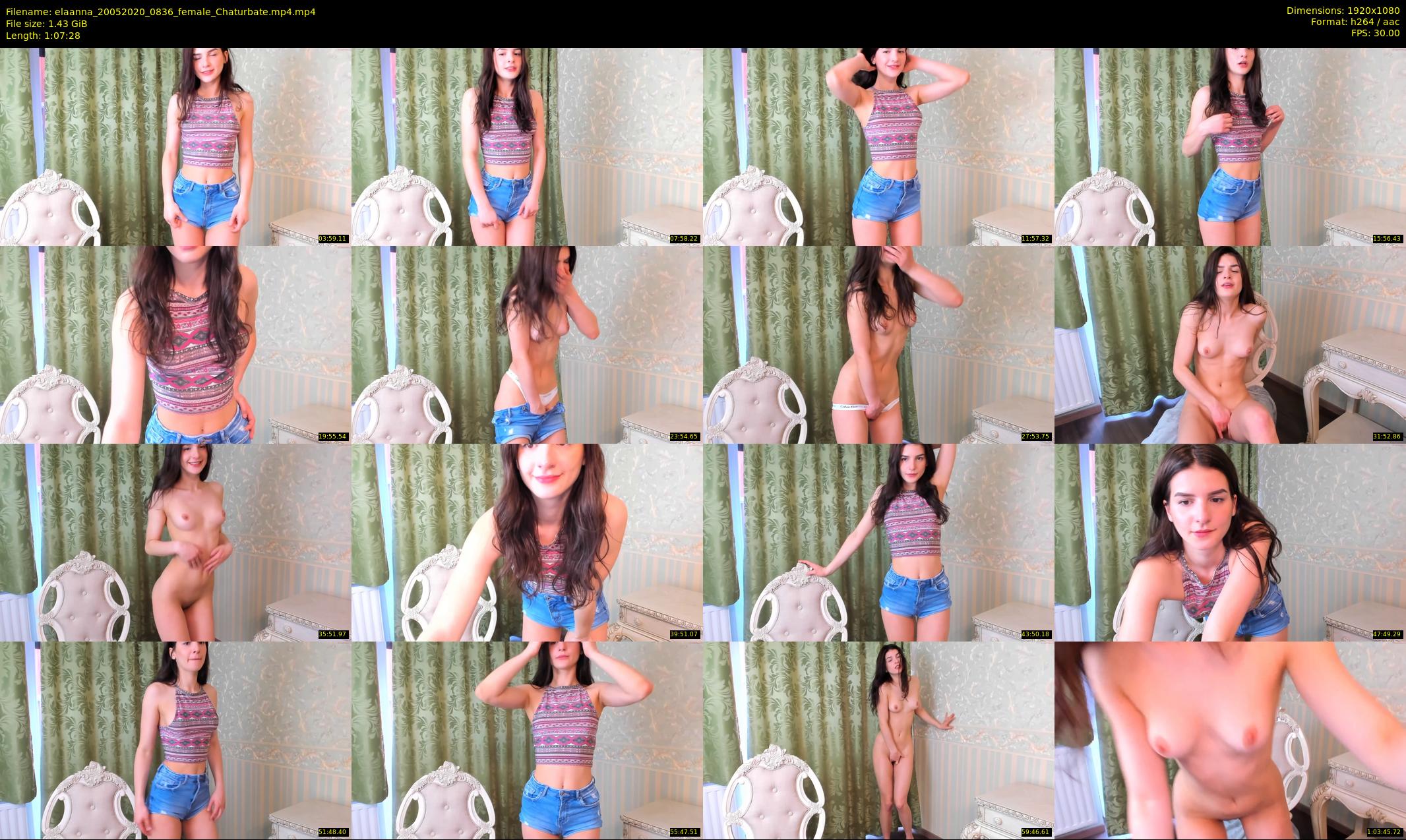 elaanna — 68 minute Chaturbate female cam show recording, 1080p, May 20, 2020