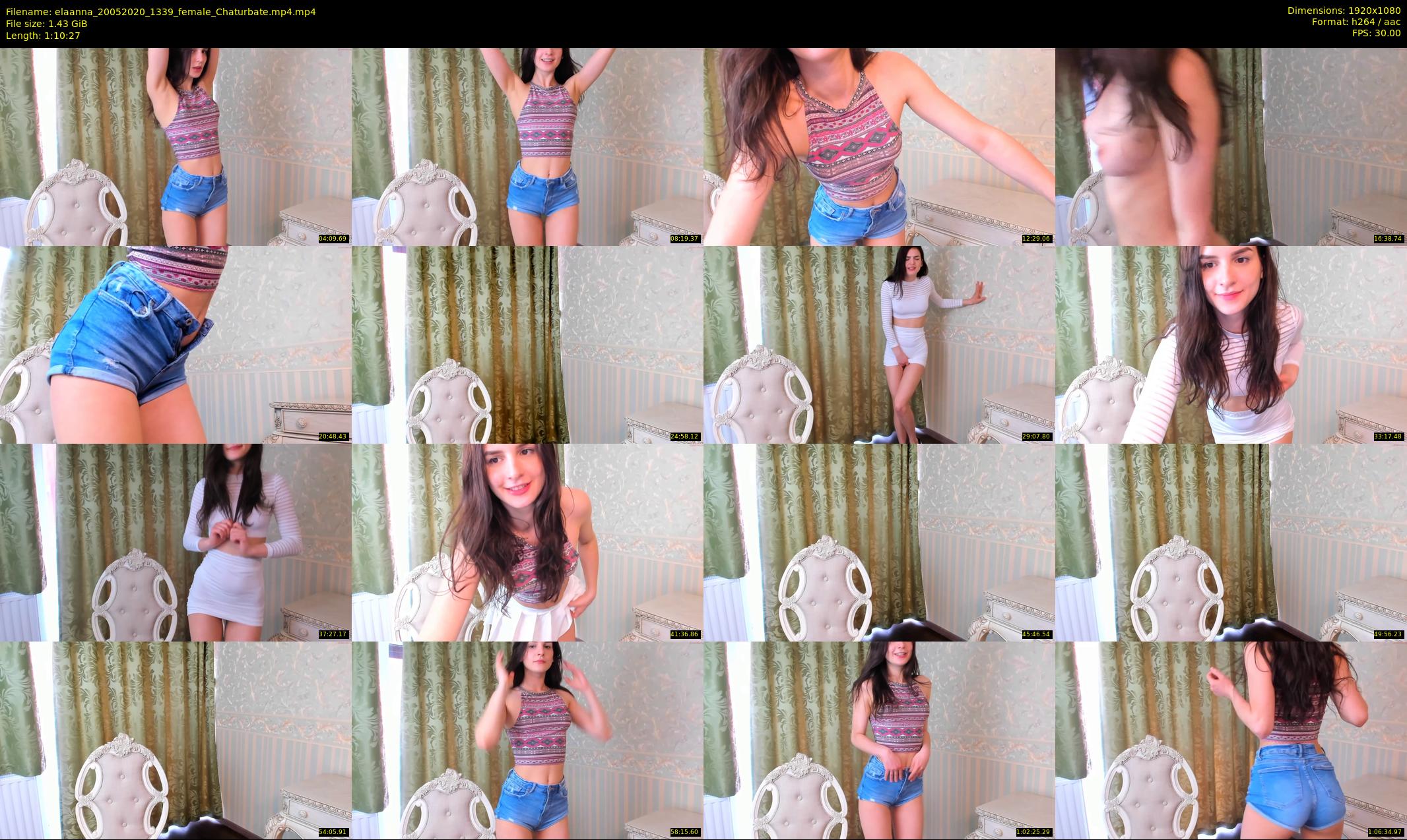 elaanna — 71 minute Chaturbate female cam show recording, 1080p, May 20, 2020
