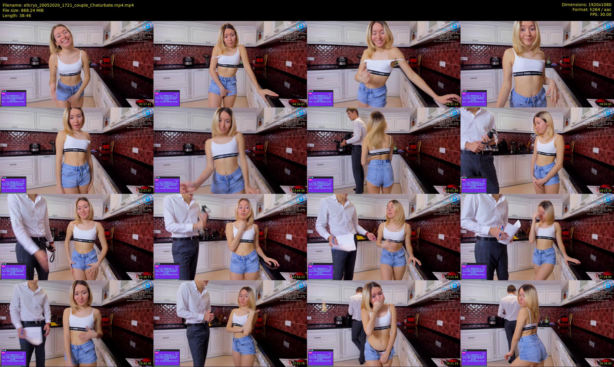 ellcrys — 39 minute Chaturbate couple cam show recording, 1080p, May 20, 2020